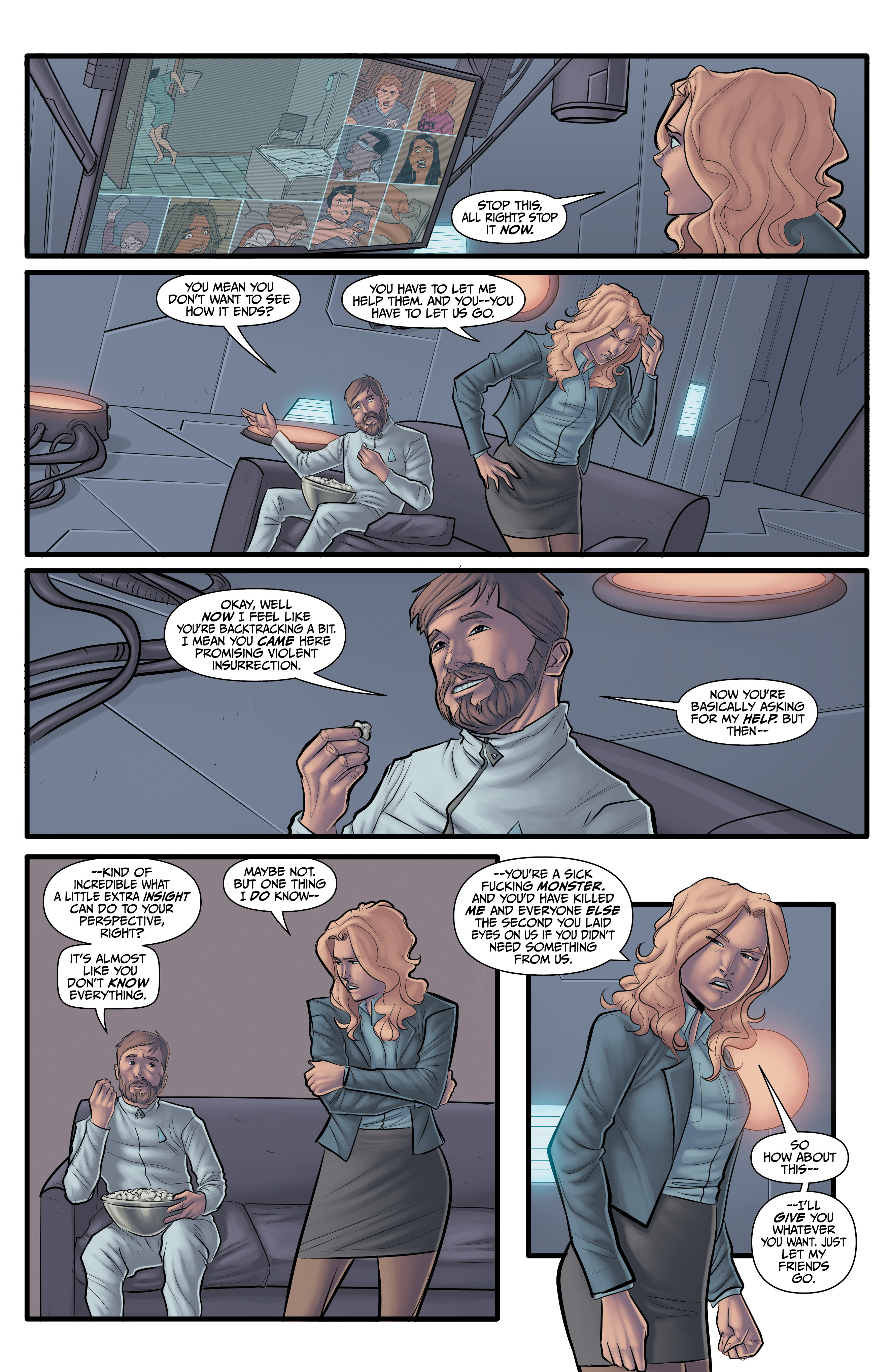 Read online Morning Glories comic -  Issue #50 - 22