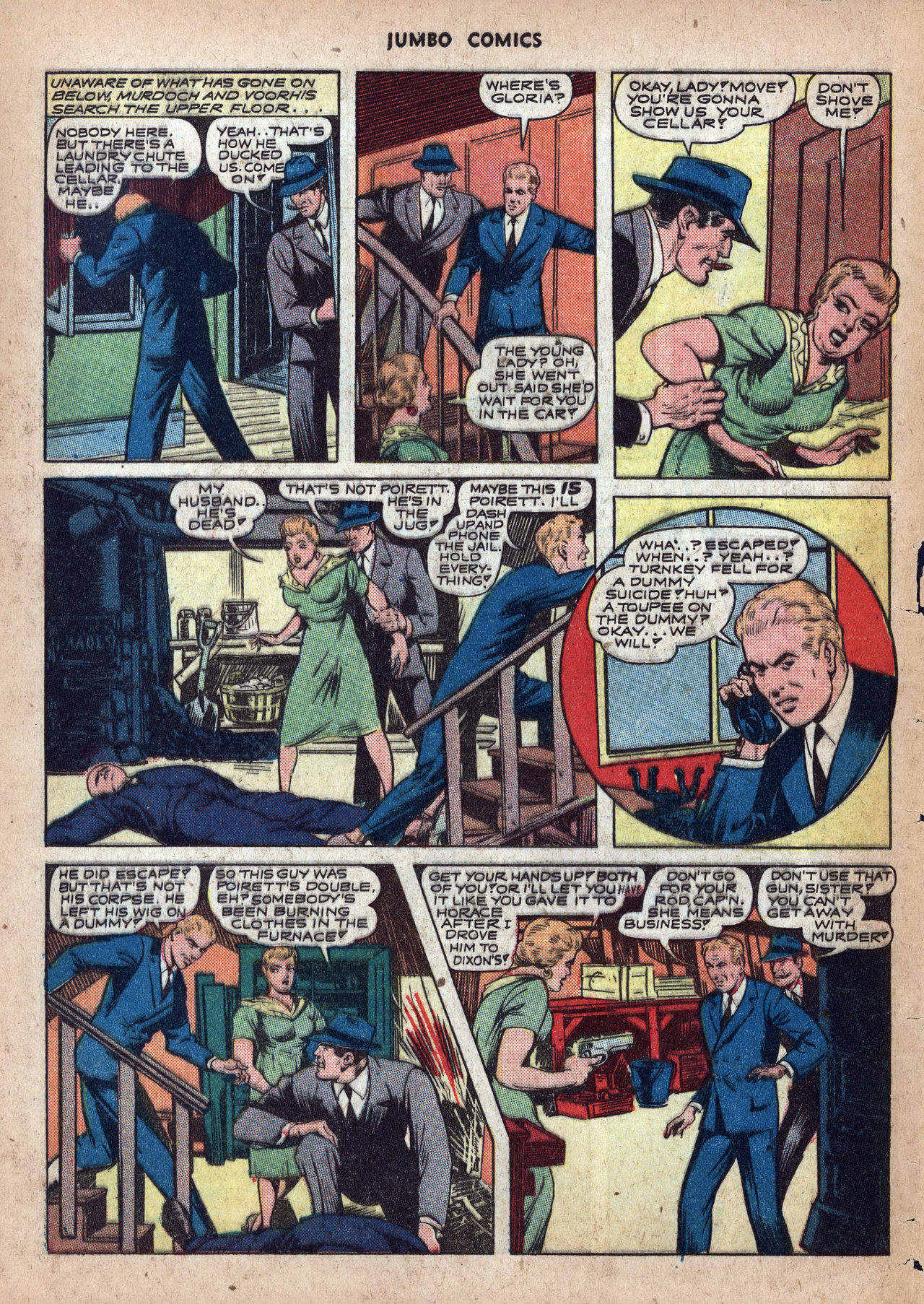 Read online Jumbo Comics comic -  Issue #54 - 56