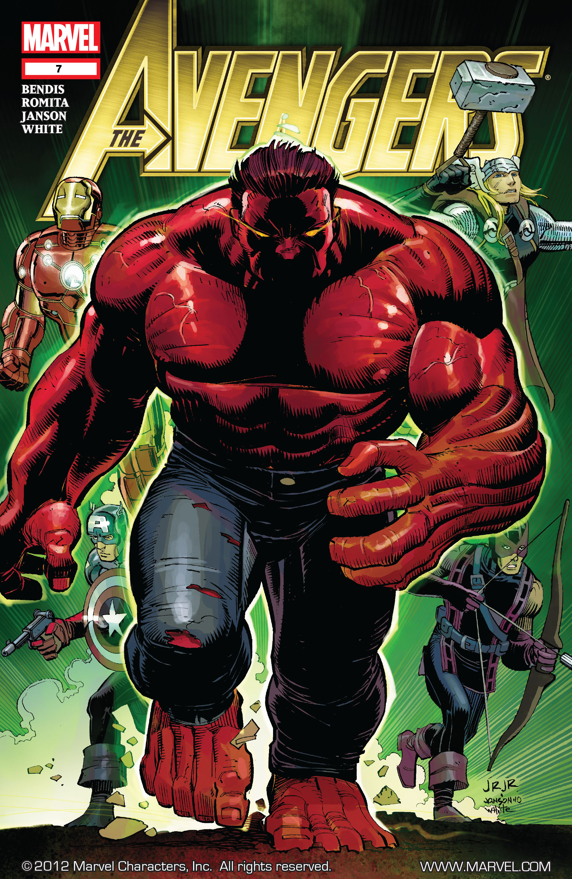Read online Avengers (2010) comic -  Issue #7 - 1
