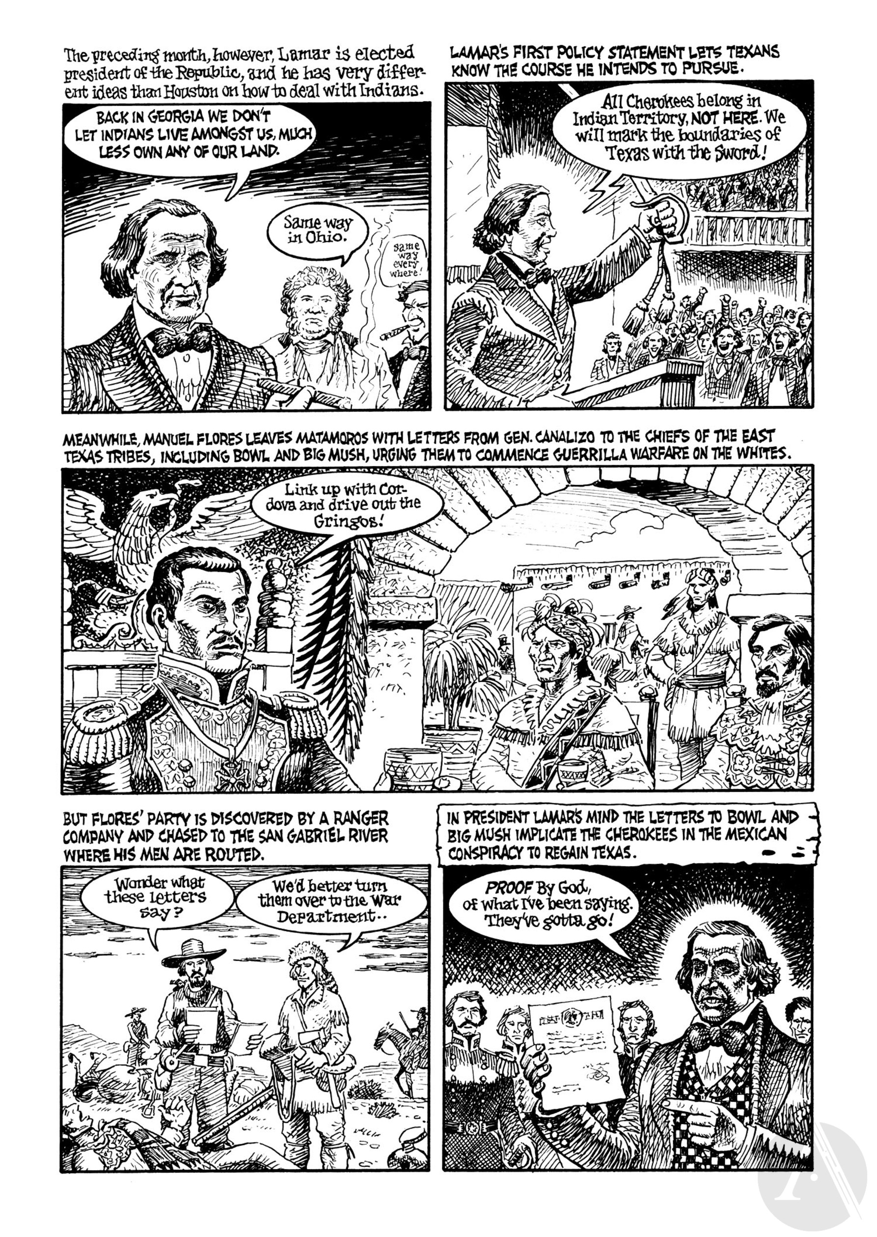 Read online Indian Lover: Sam Houston & the Cherokees comic -  Issue # TPB - 82
