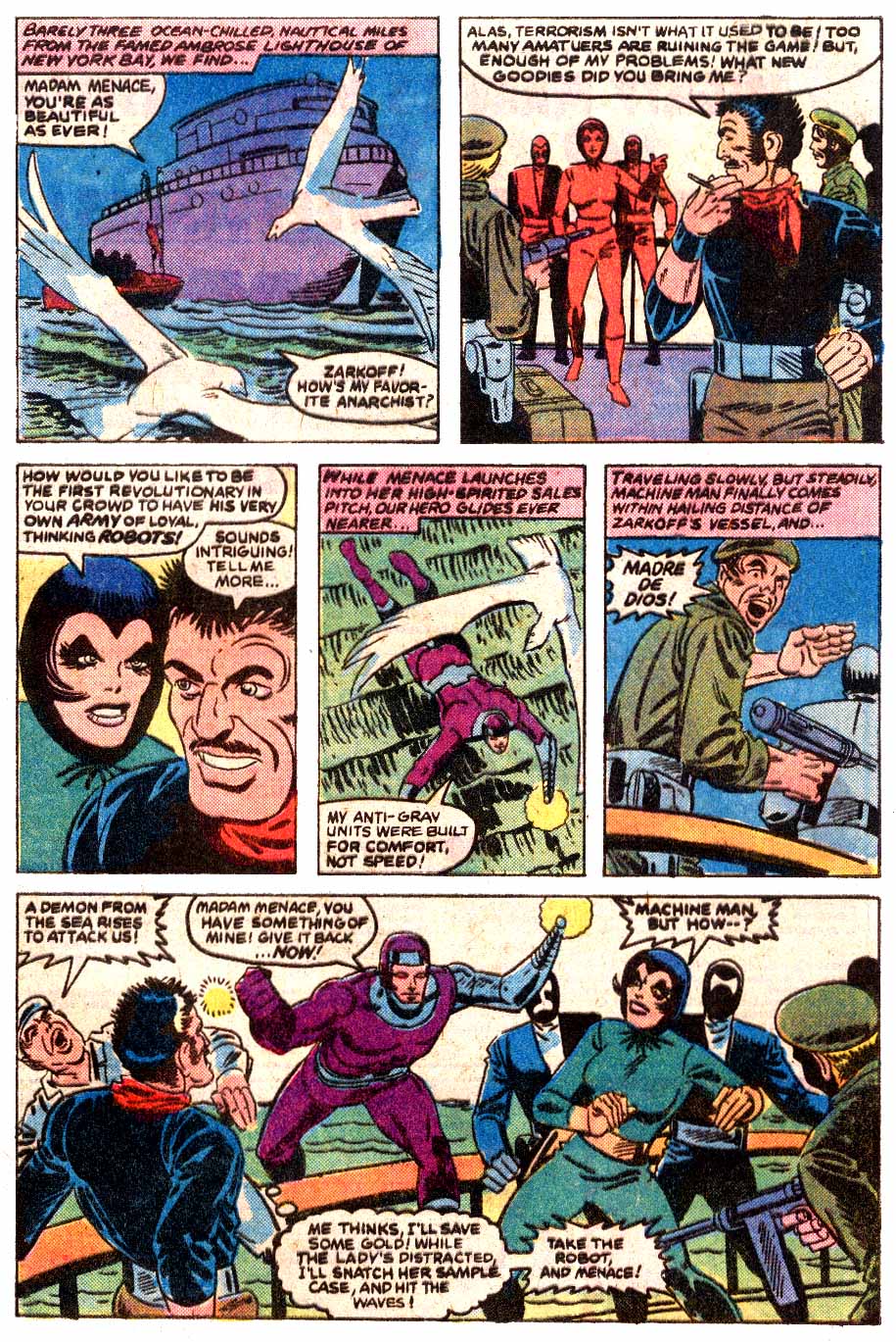 Read online Machine Man (1978) comic -  Issue #17 - 16