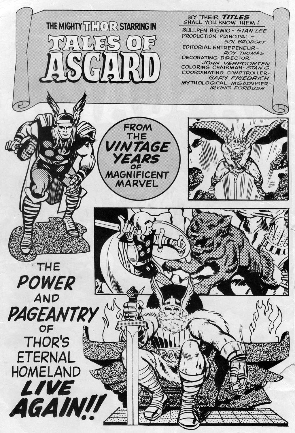 Read online Tales of Asgard (1968) comic -  Issue # Full - 2