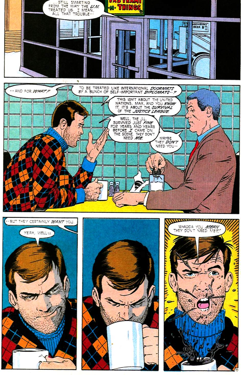 Read online Justice League America comic -  Issue #60 - 16