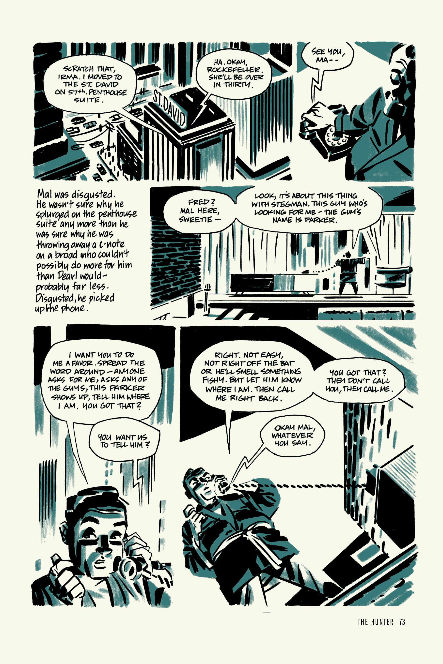 Read online Richard Stark's Parker comic -  Issue #1 - 72