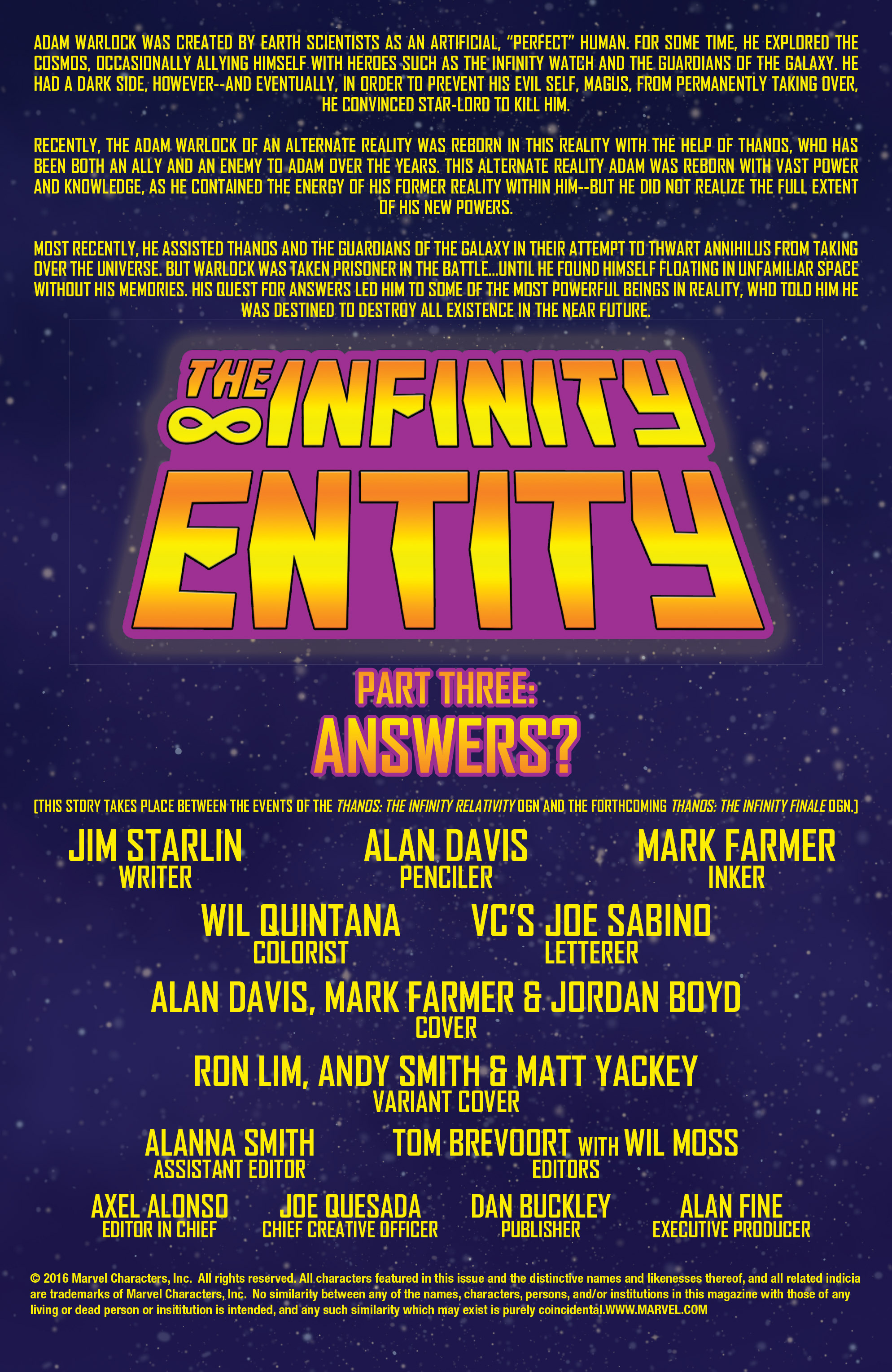 Read online The Infinity Entity comic -  Issue #3 - 2