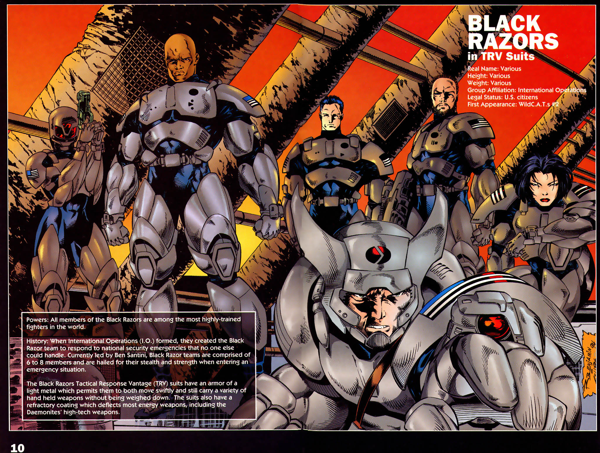Read online WildC.A.T.s Sourcebook comic -  Issue #2 - 10