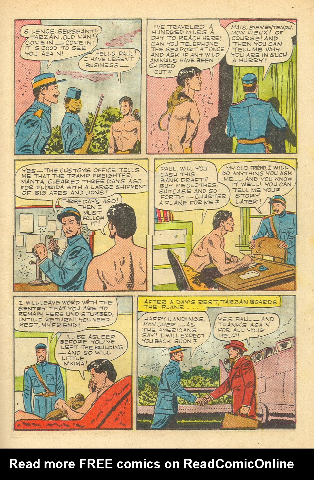 Read online Tarzan (1948) comic -  Issue #23 - 17