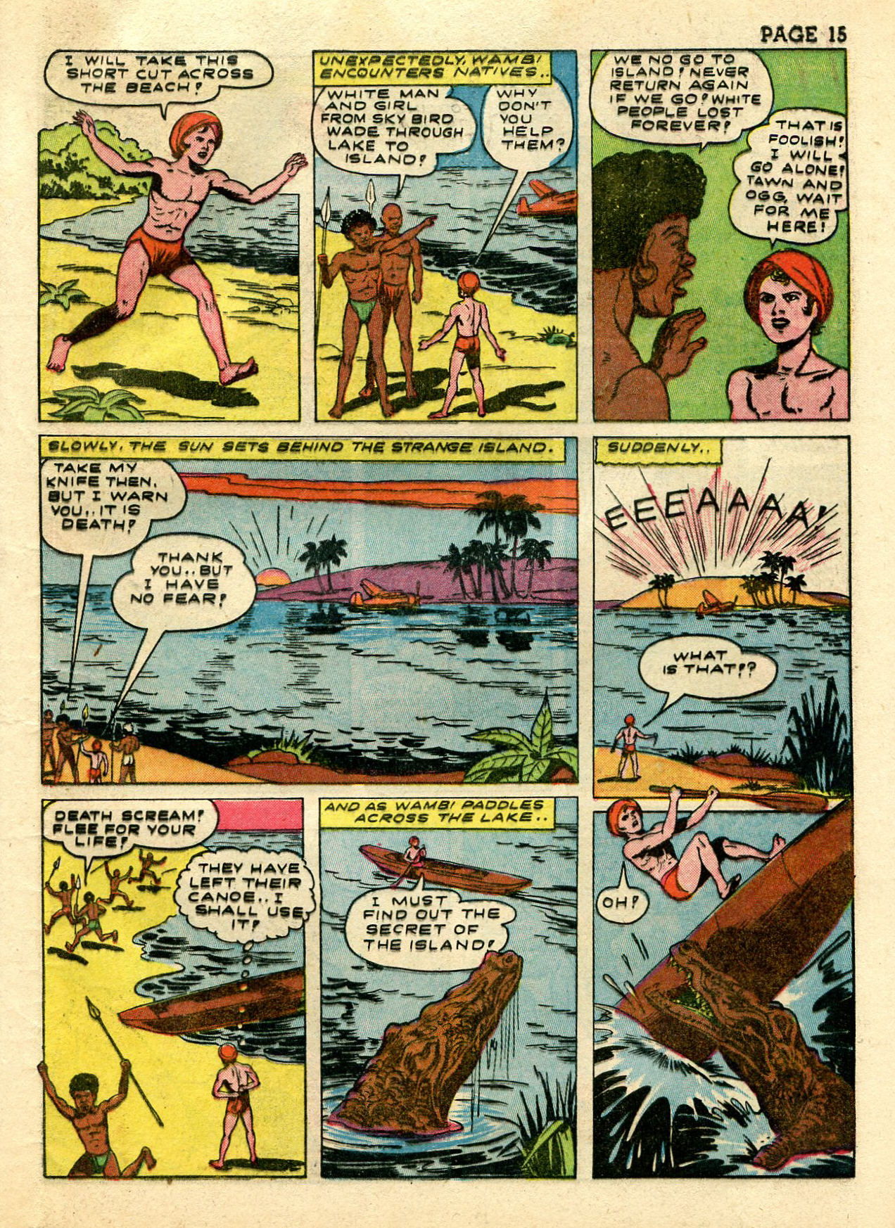 Read online Wambi Jungle Boy comic -  Issue #3 - 17