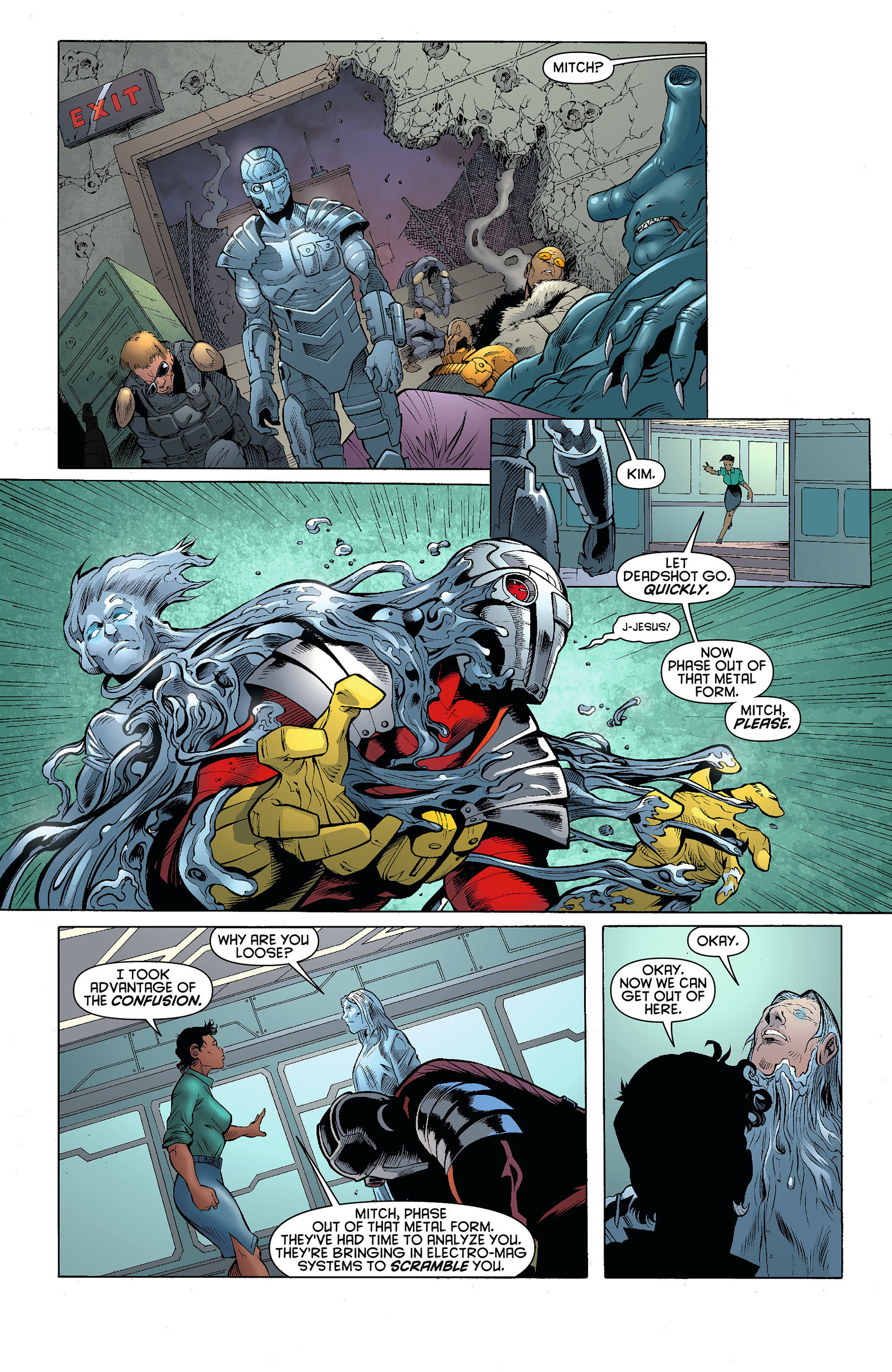 Read online Resurrection Man (2011) comic -  Issue #9 - 16