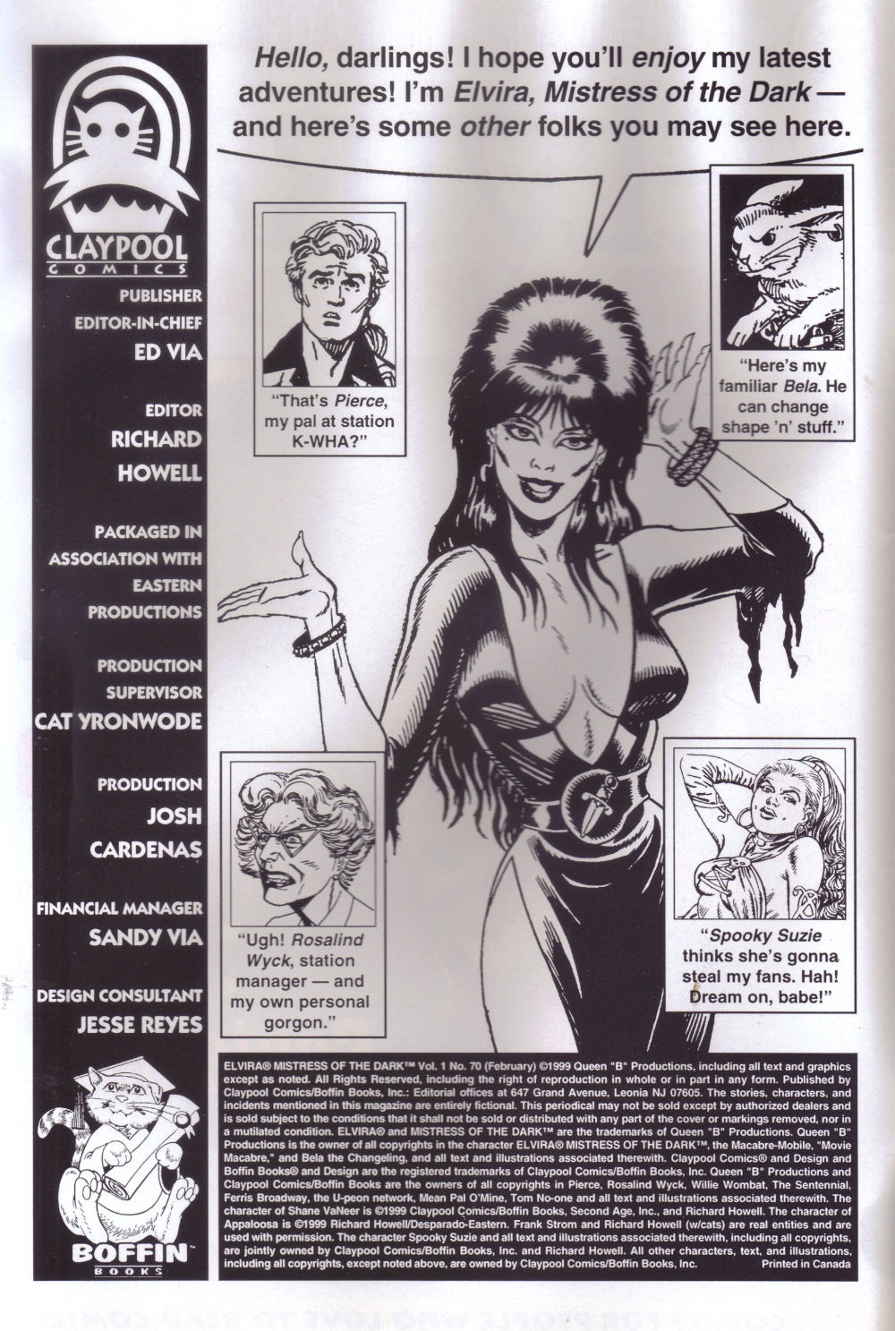 Read online Elvira, Mistress of the Dark comic -  Issue #70 - 2