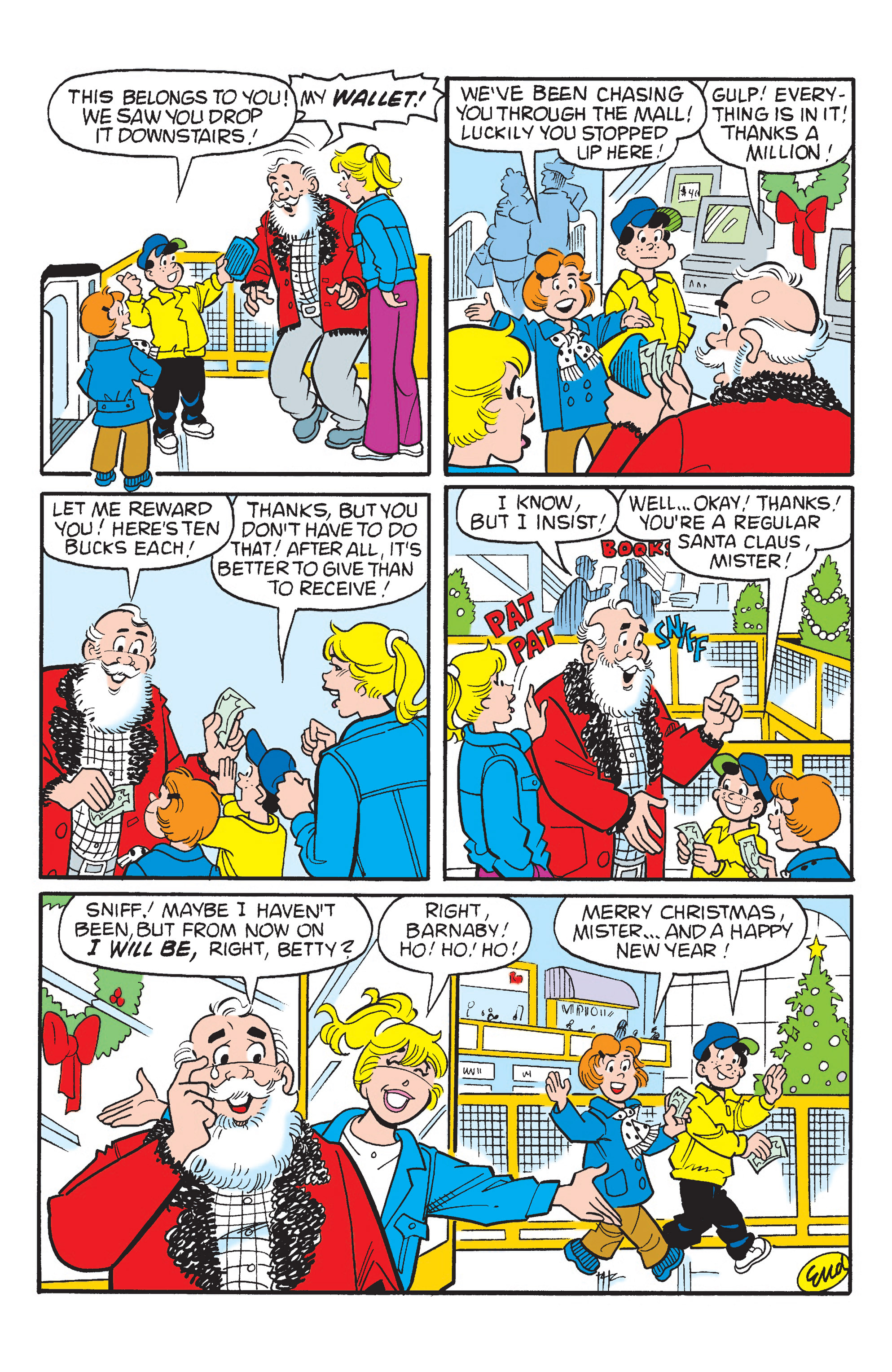 Read online Archie's Christmas Spirit comic -  Issue # TPB - 95
