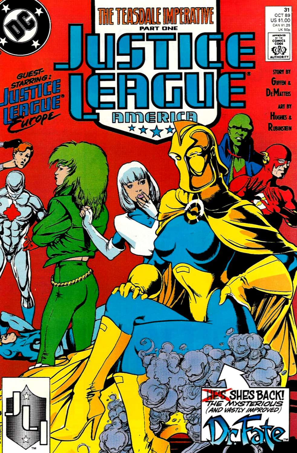 Read online Justice League America comic -  Issue #31 - 1