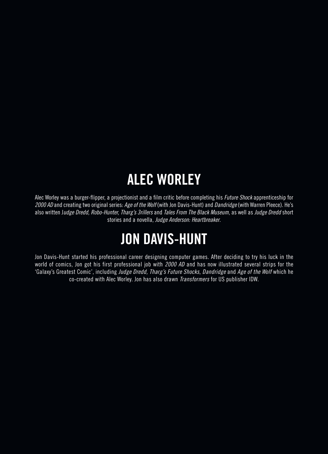 Read online Age of the Wolf comic -  Issue # TPB - 159