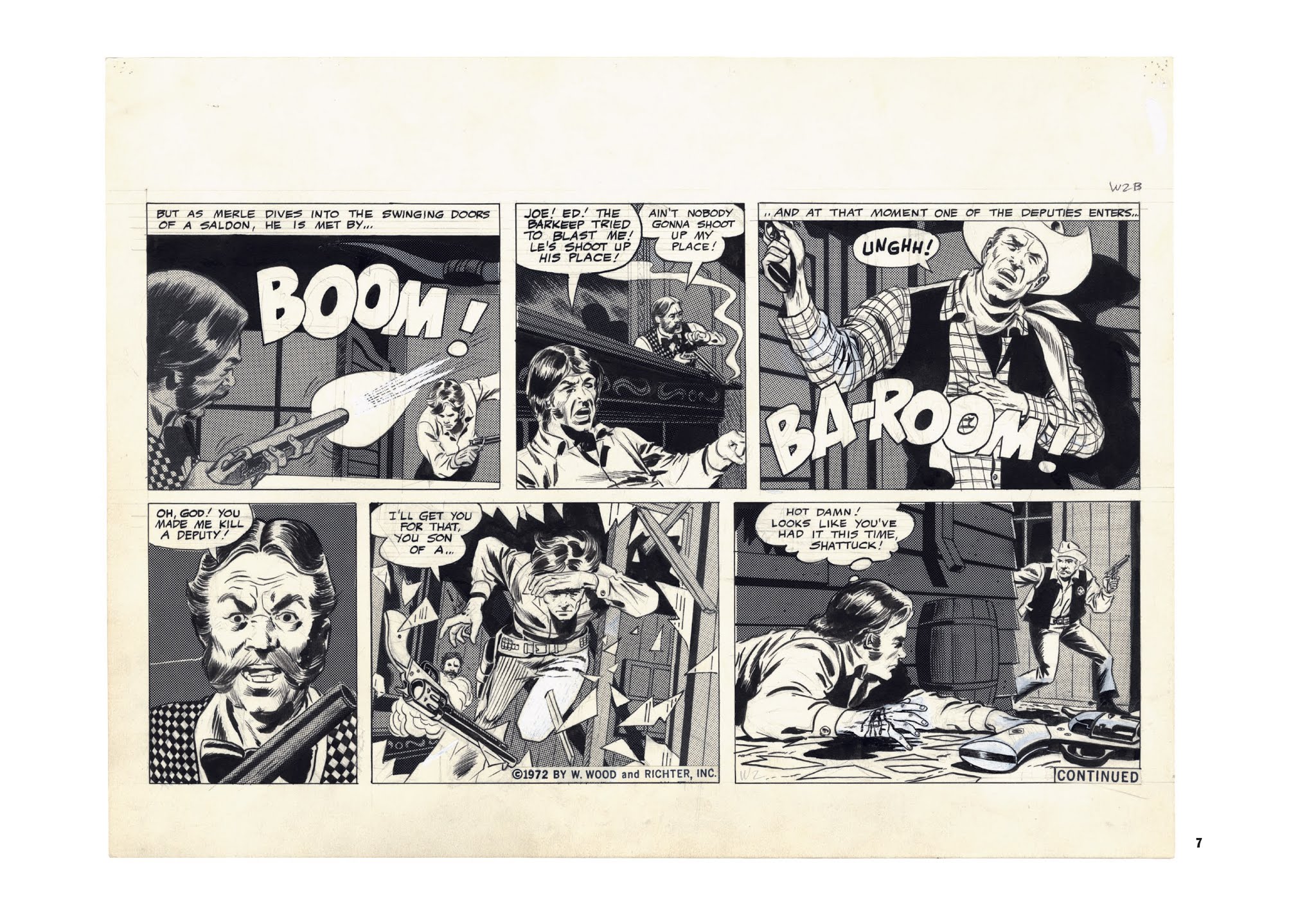 Read online Wallace Wood Presents Shattuck comic -  Issue # TPB - 7