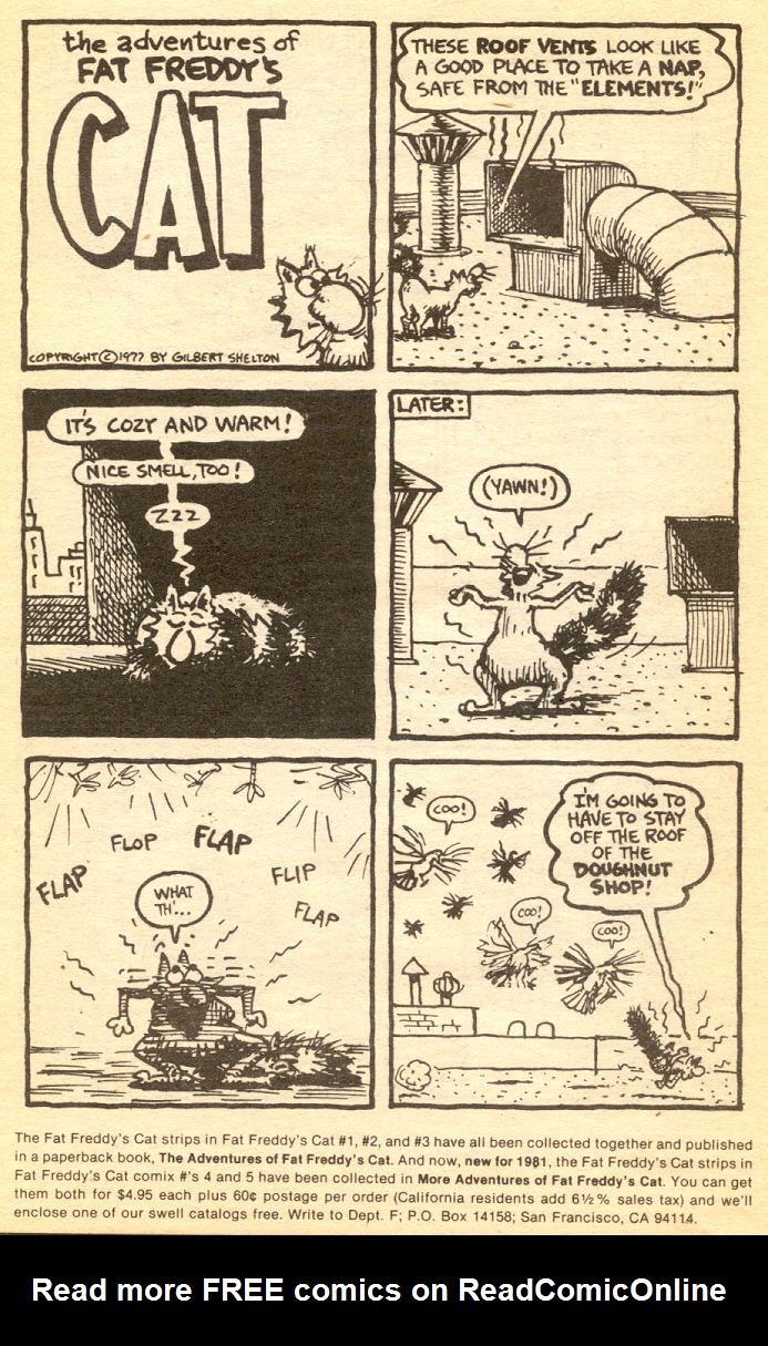 Read online Adventures of Fat Freddy's Cat comic -  Issue #5 - 50