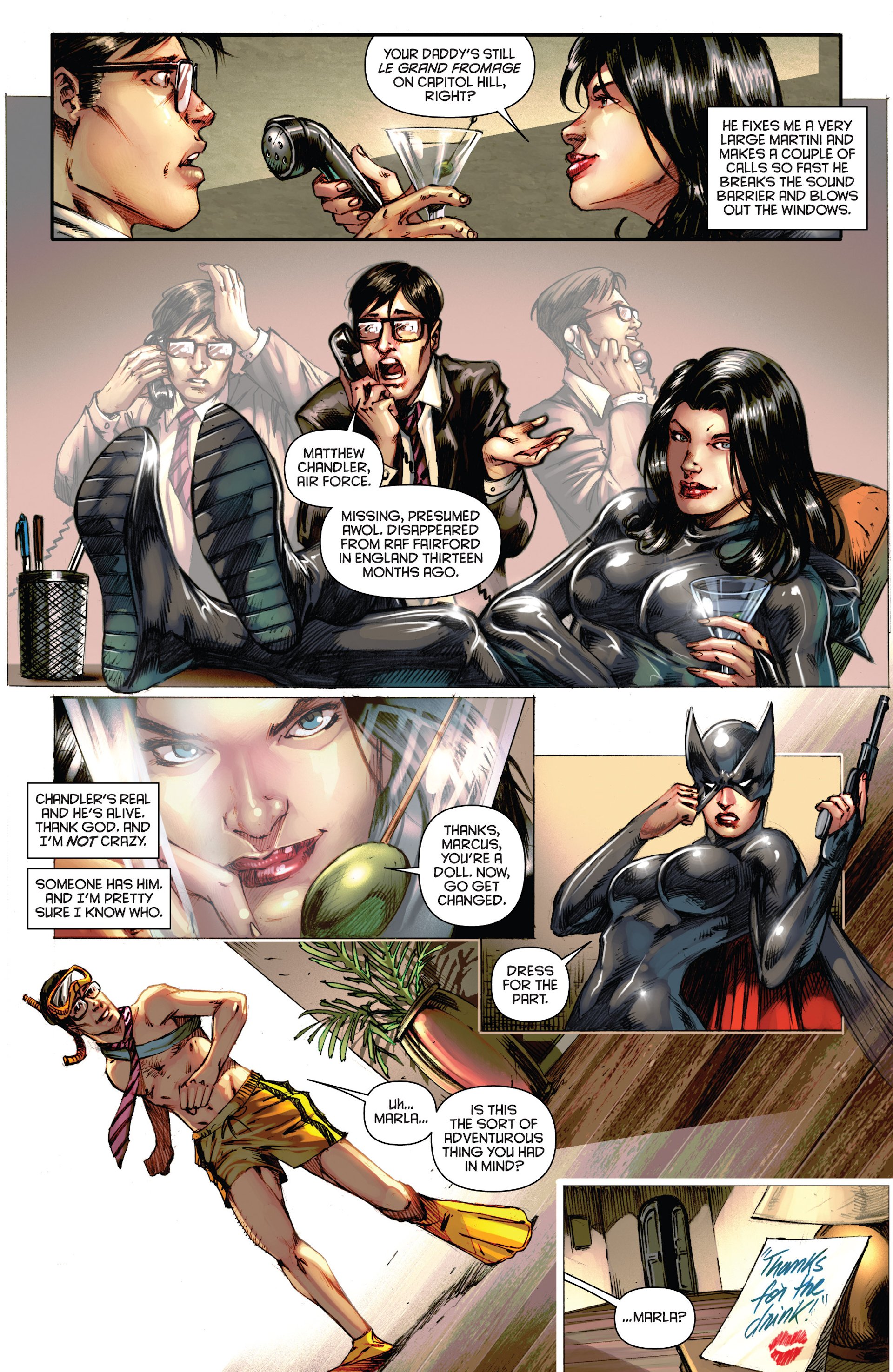 Read online Miss Fury (2011) comic -  Issue #6 - 17