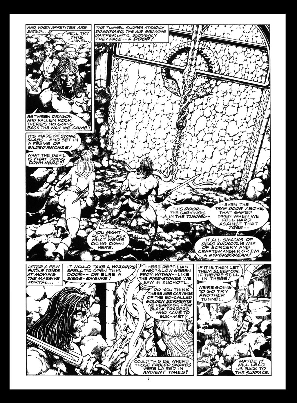 Read online The Savage Sword Of Conan comic -  Issue #212 - 4