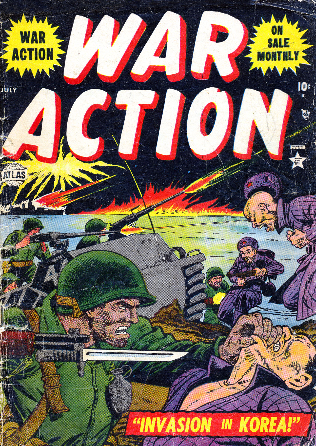 Read online War Action comic -  Issue #4 - 1