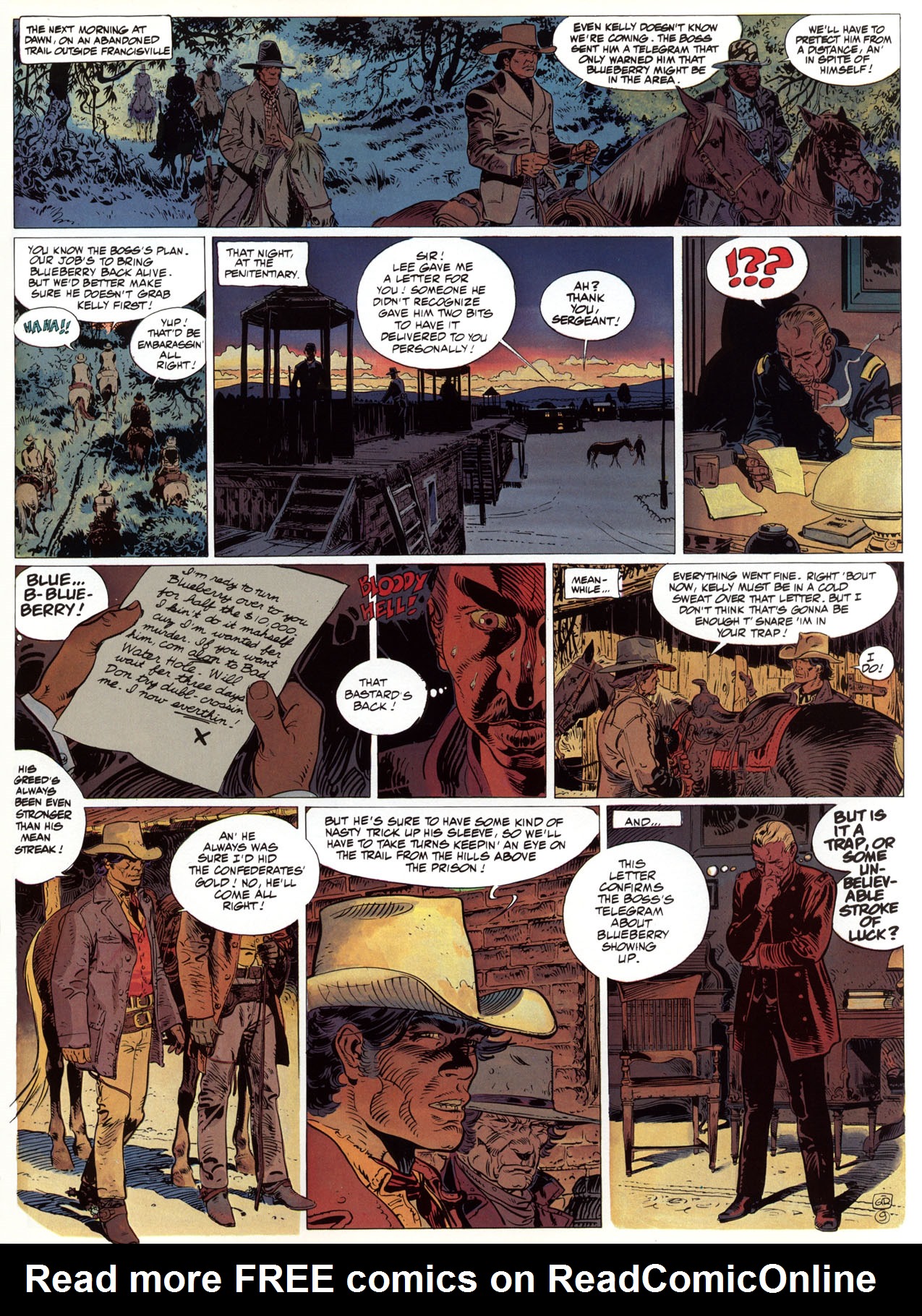 Read online Epic Graphic Novel: Blueberry comic -  Issue #5 - 61