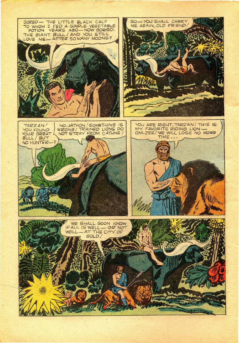 Read online Tarzan (1948) comic -  Issue #103 - 4