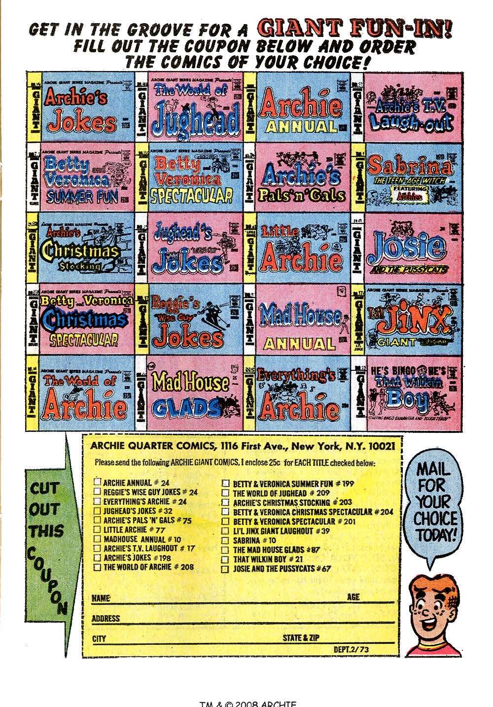 Read online Jughead (1965) comic -  Issue #213 - 11