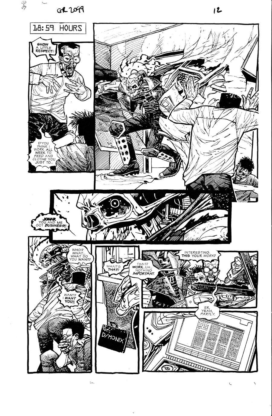 Read online Ghost Rider 2099: Daddy Dearest comic -  Issue # Full - 12
