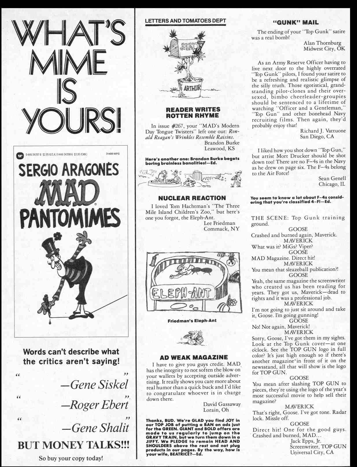 Read online MAD comic -  Issue #269 - 4