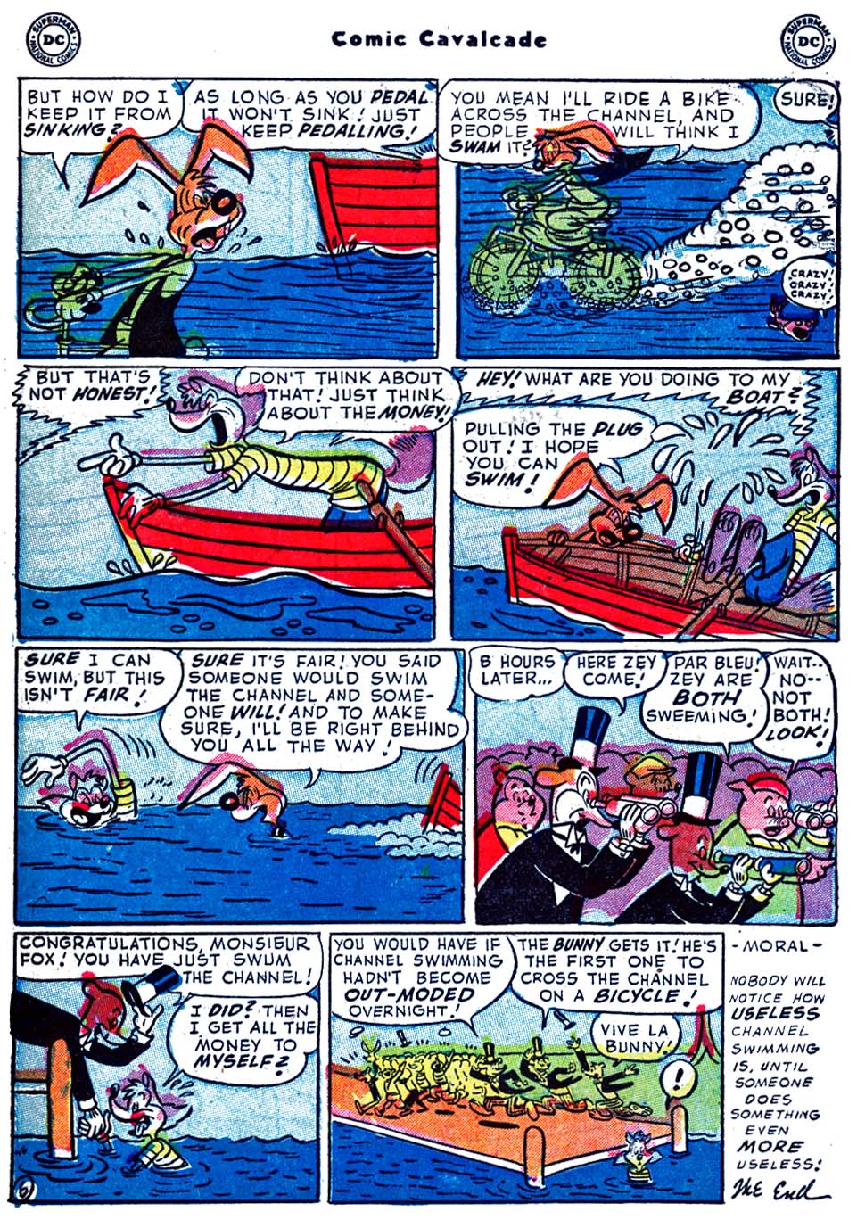 Read online Comic Cavalcade comic -  Issue #55 - 56
