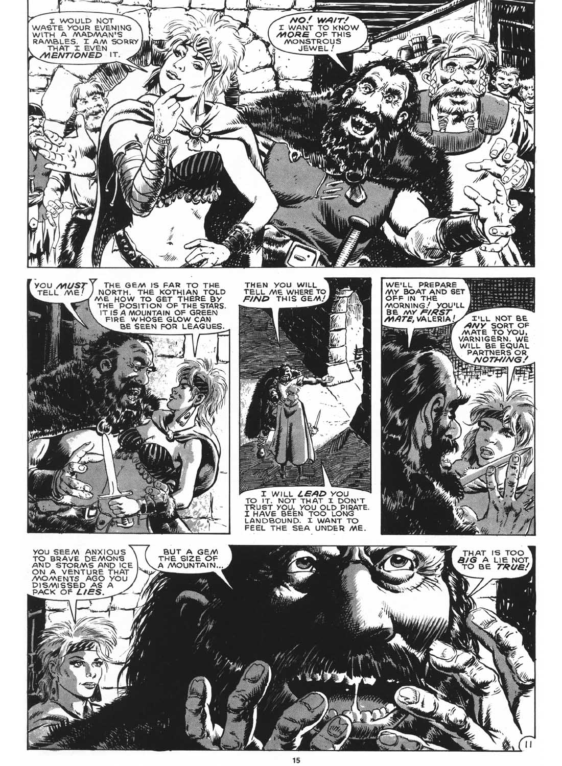 Read online The Savage Sword Of Conan comic -  Issue #170 - 17