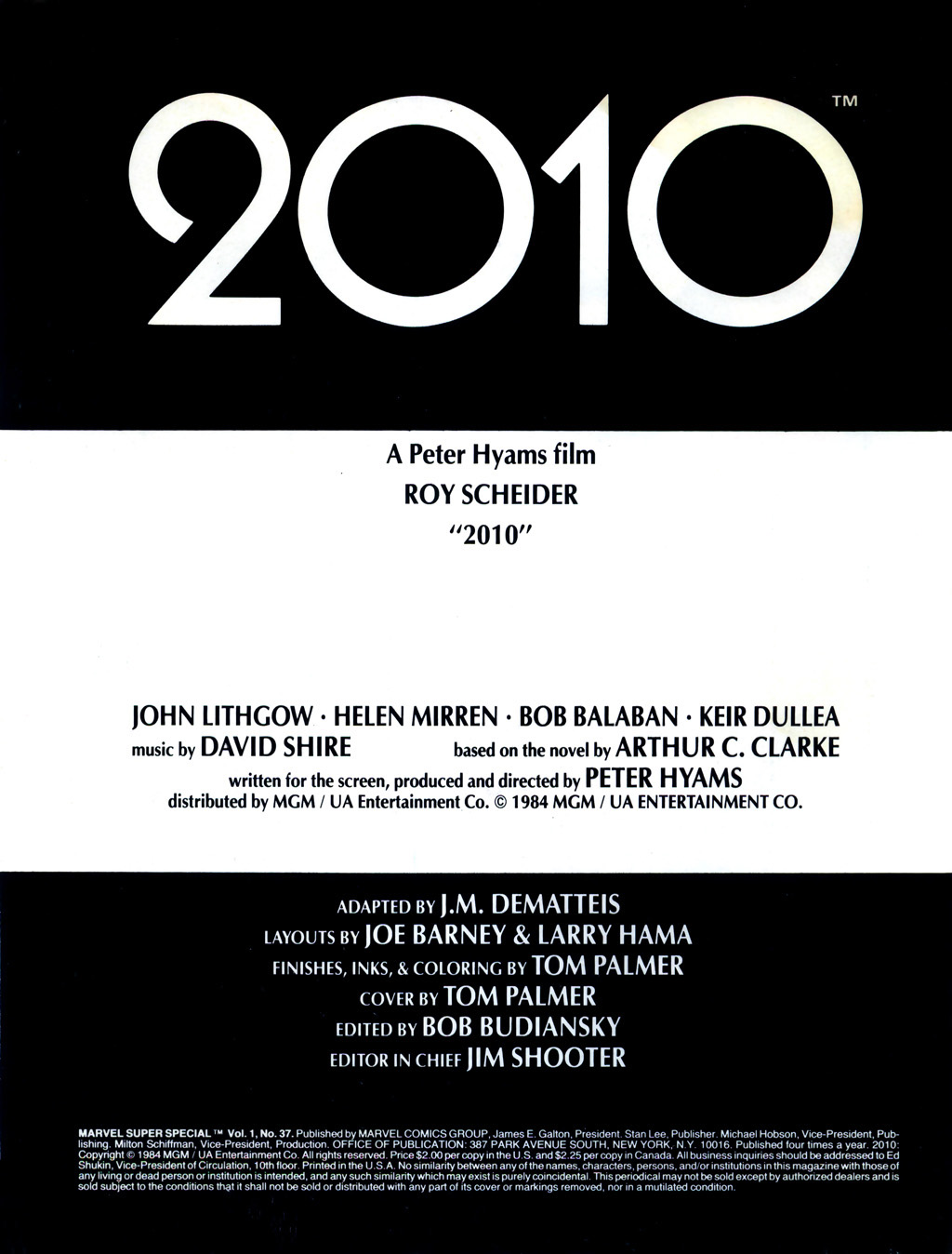 Read online Marvel Comics Super Special comic -  Issue #37 - 2