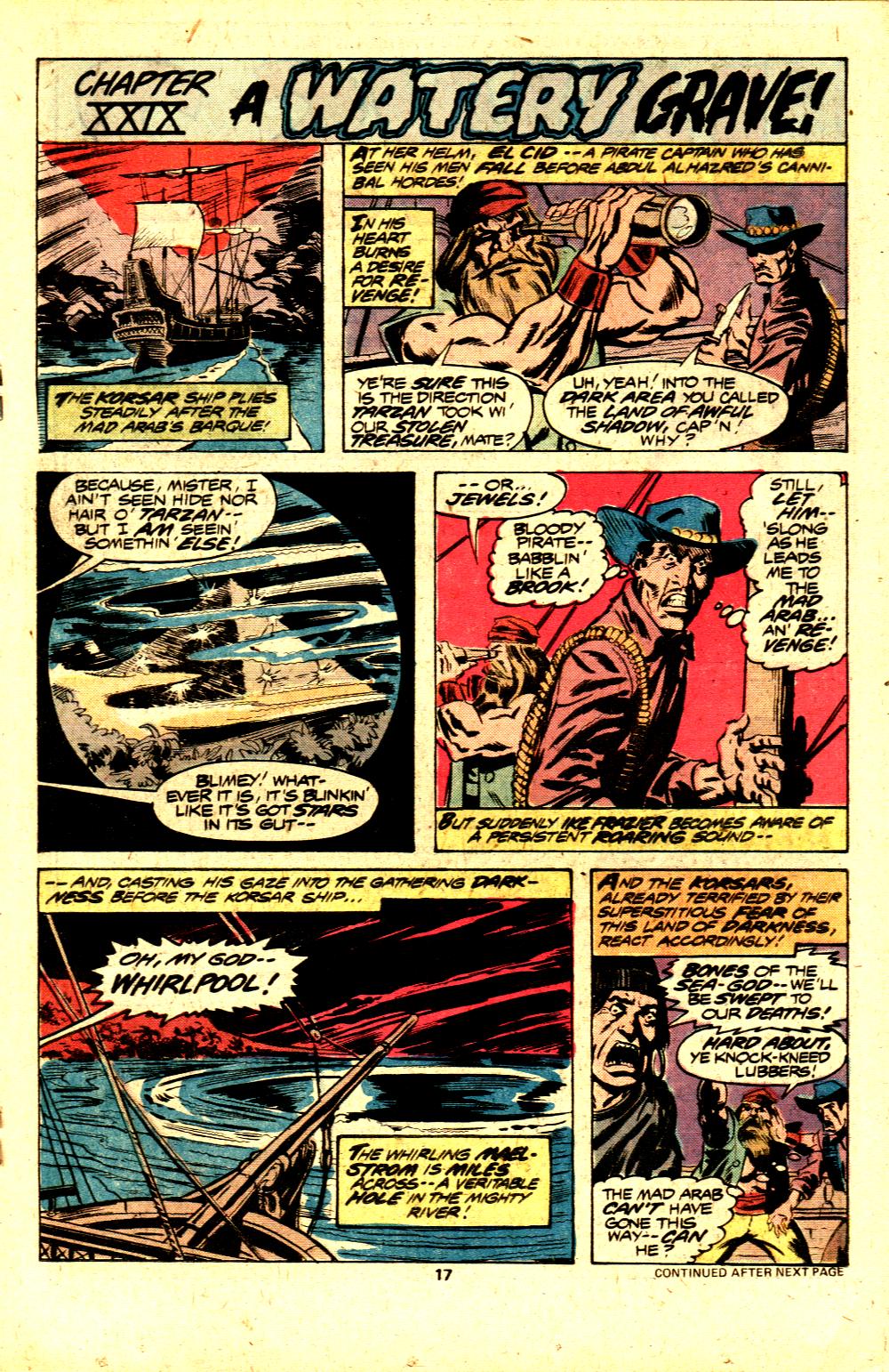 Read online Tarzan (1977) comic -  Issue #20 - 12