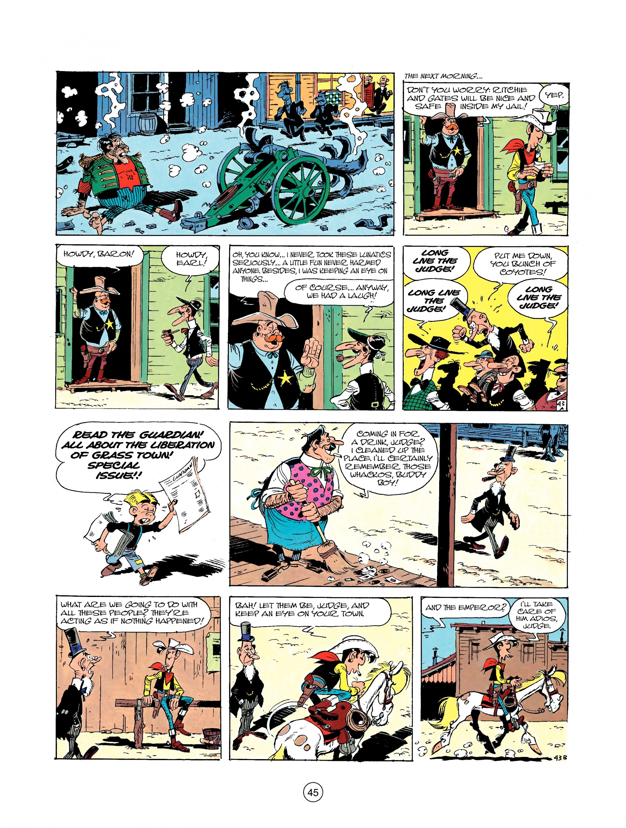 Read online A Lucky Luke Adventure comic -  Issue #22 - 45