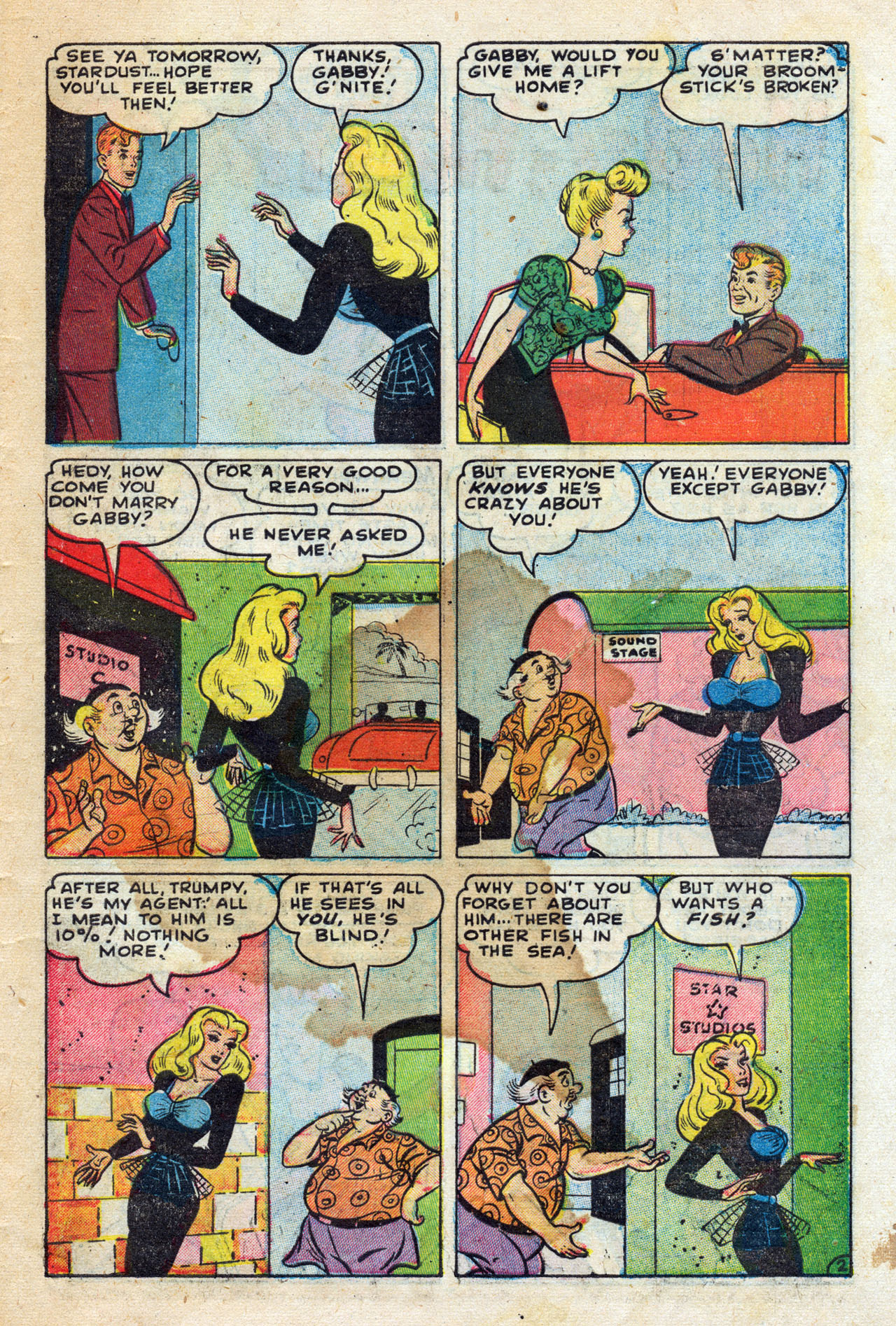 Read online Hedy Of Hollywood Comics comic -  Issue #46 - 27