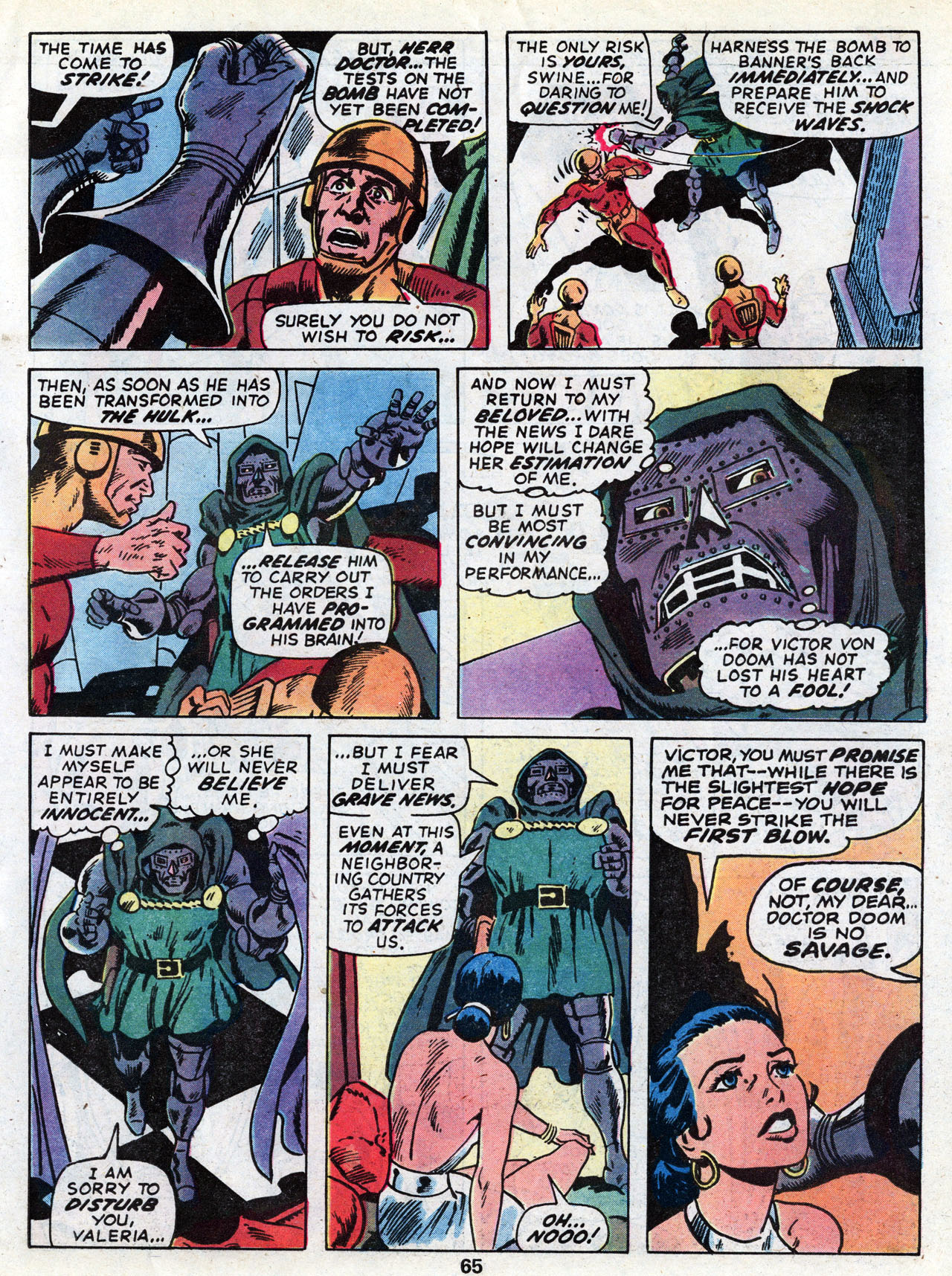 Read online Marvel Treasury Edition comic -  Issue #20 - 67