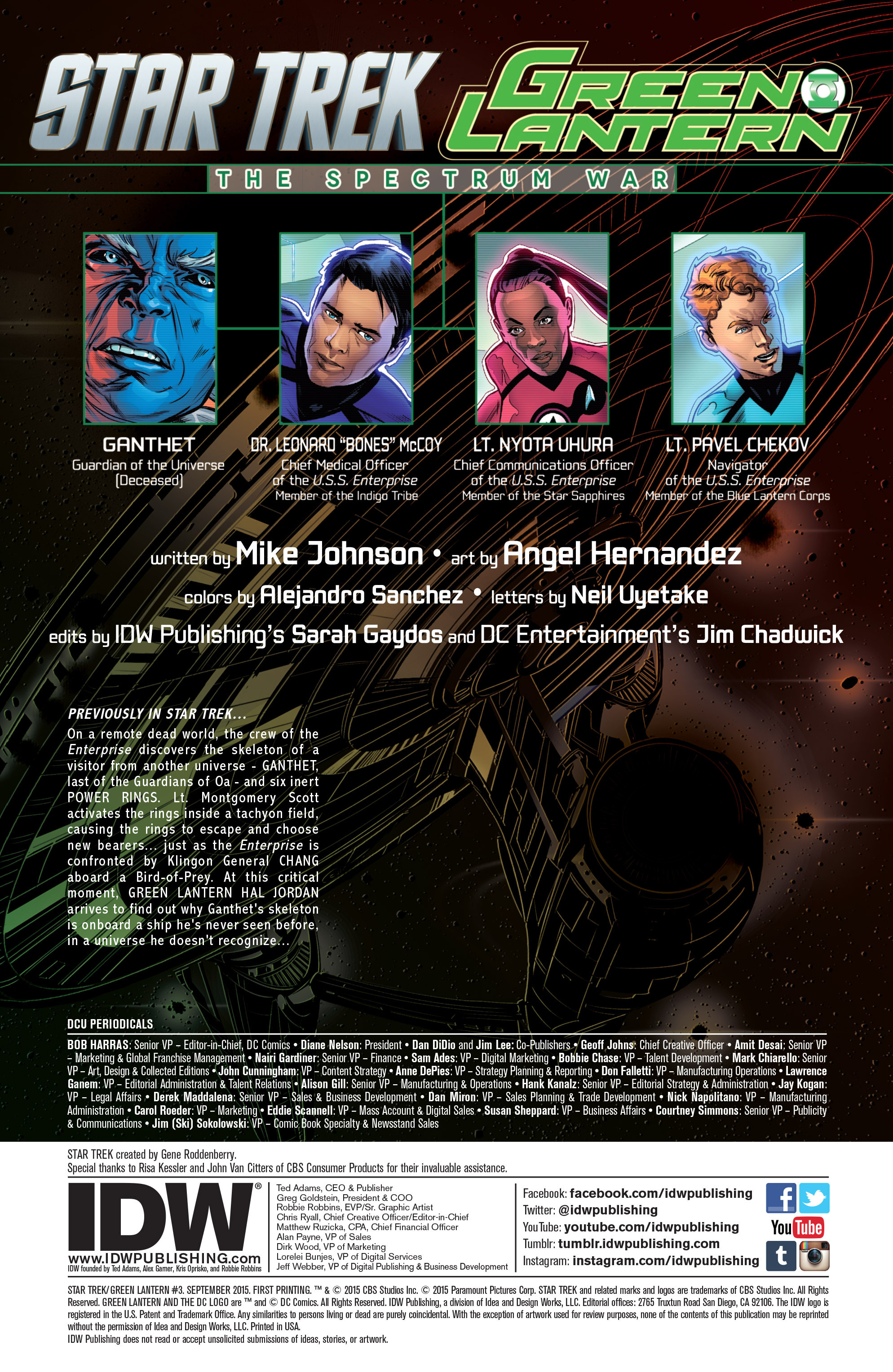 Read online Star Trek/Green Lantern (2015) comic -  Issue #3 - 2
