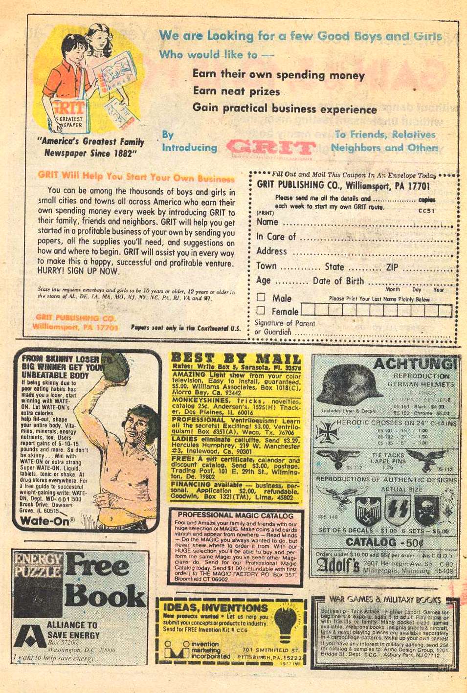 Read online Attack (1971) comic -  Issue #29 - 33