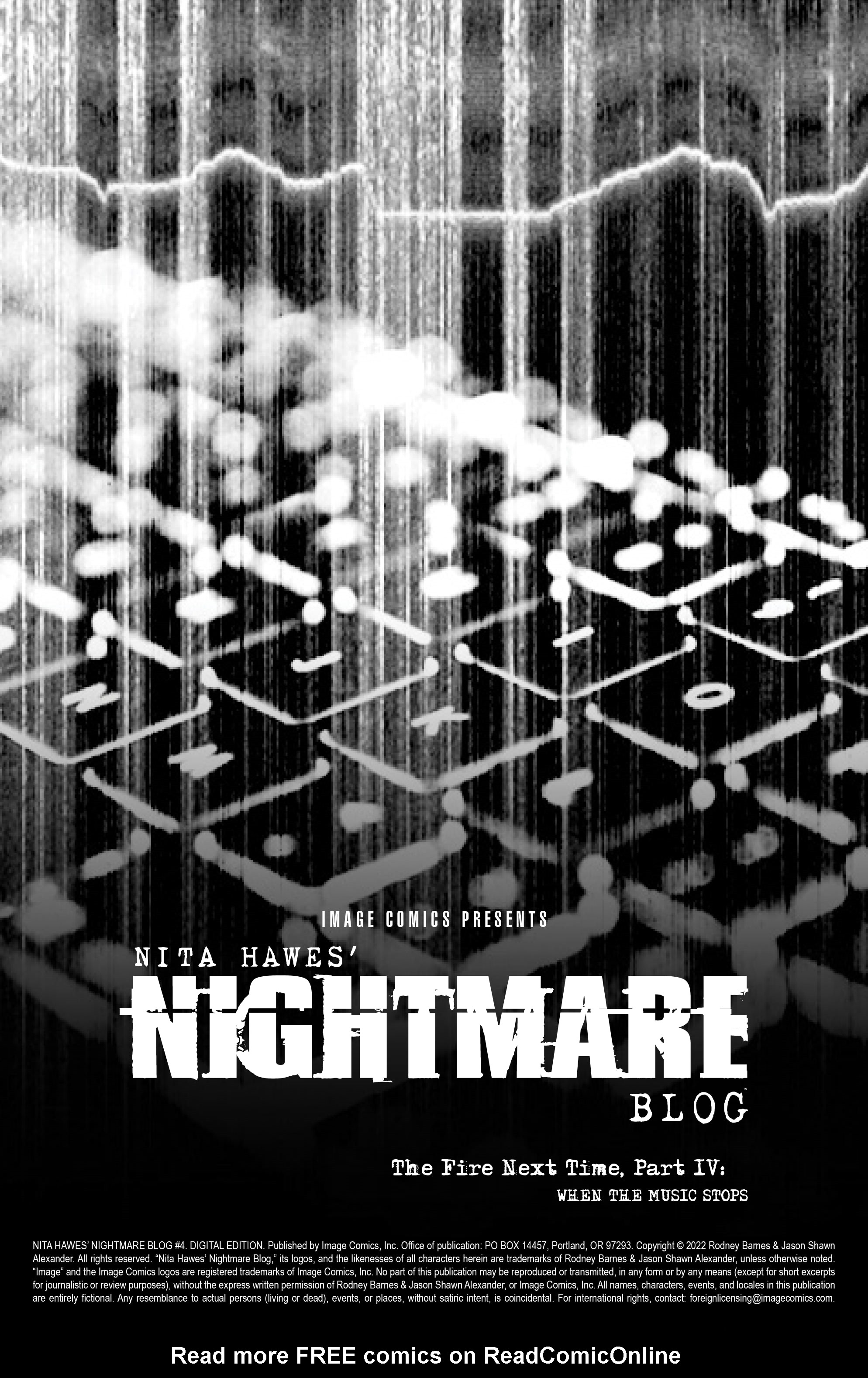 Read online Nita Hawes' Nightmare Blog comic -  Issue #4 - 2