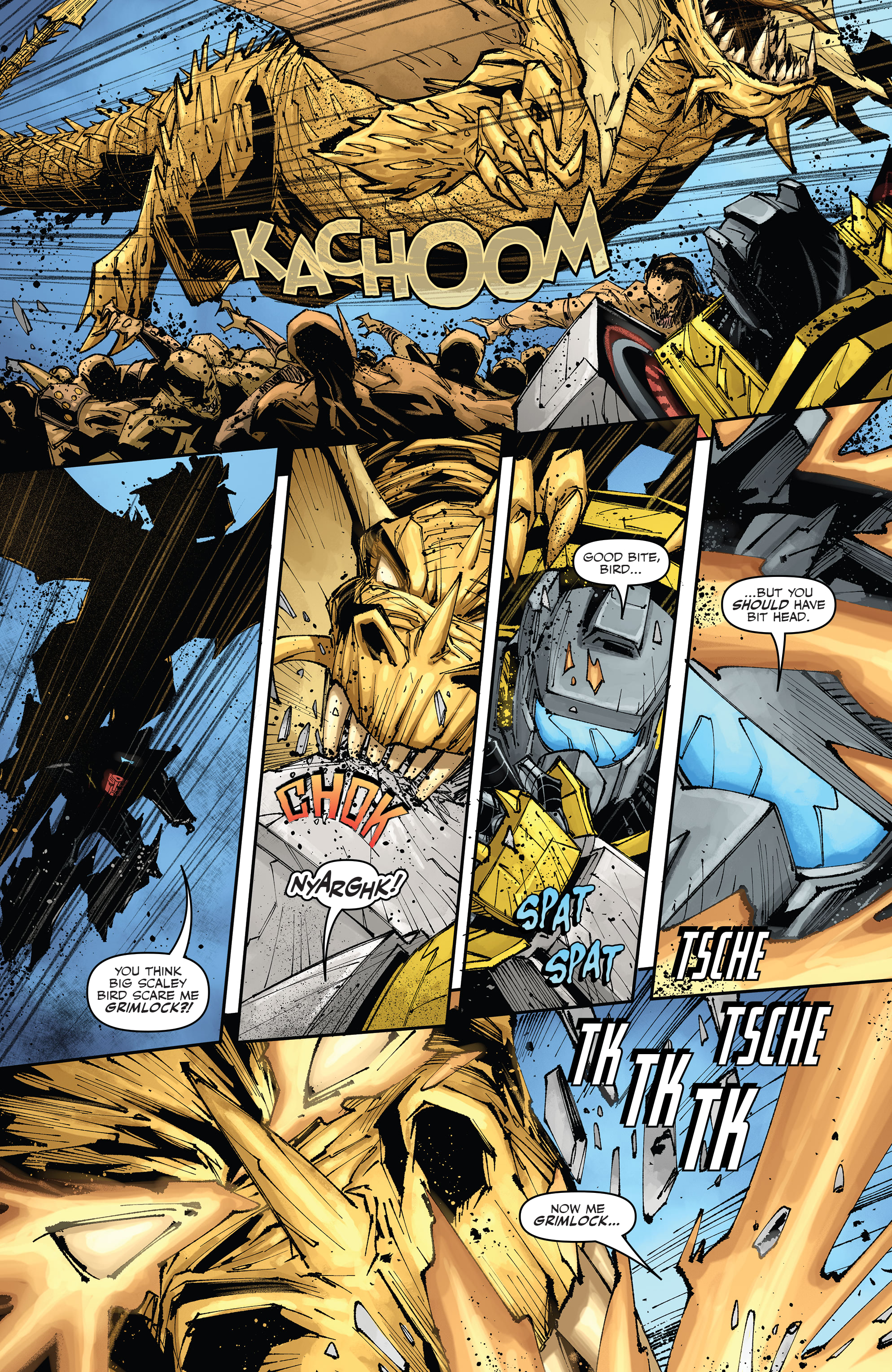 Read online Transformers: King Grimlock comic -  Issue #4 - 17