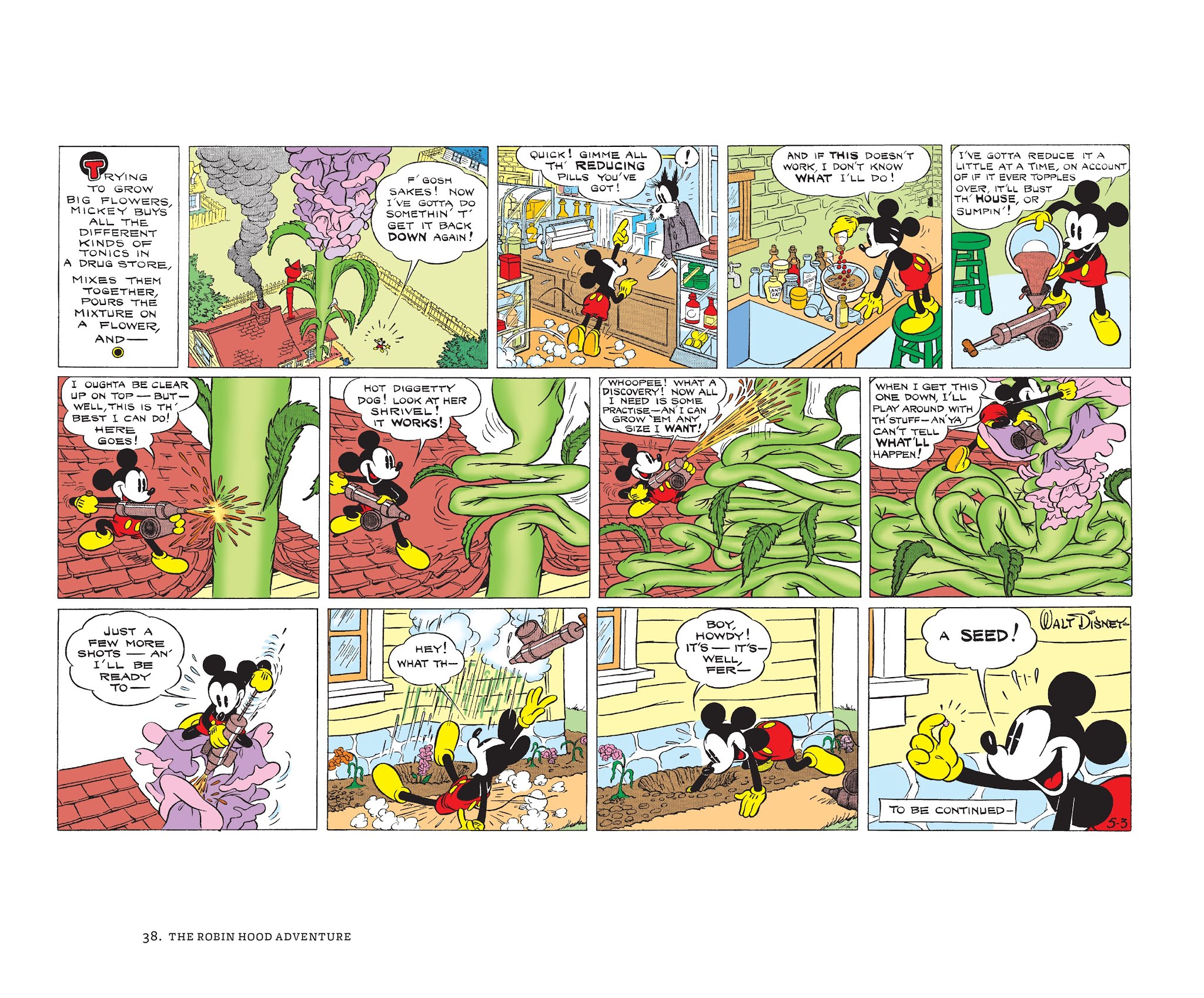 Read online Walt Disney's Mickey Mouse Color Sundays comic -  Issue # TPB 2 (Part 1) - 38