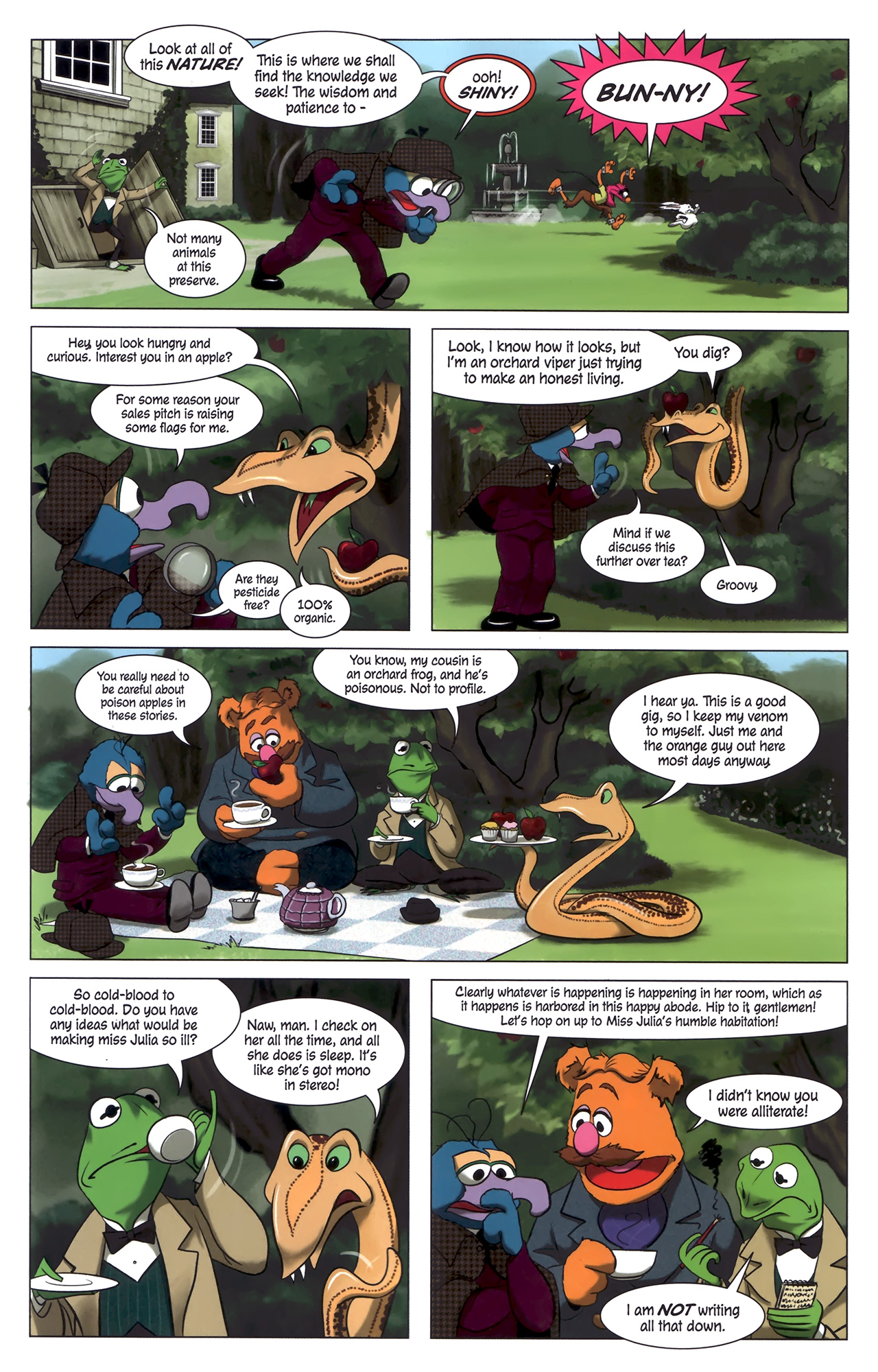 Read online Muppet Sherlock Holmes comic -  Issue #1 - 17