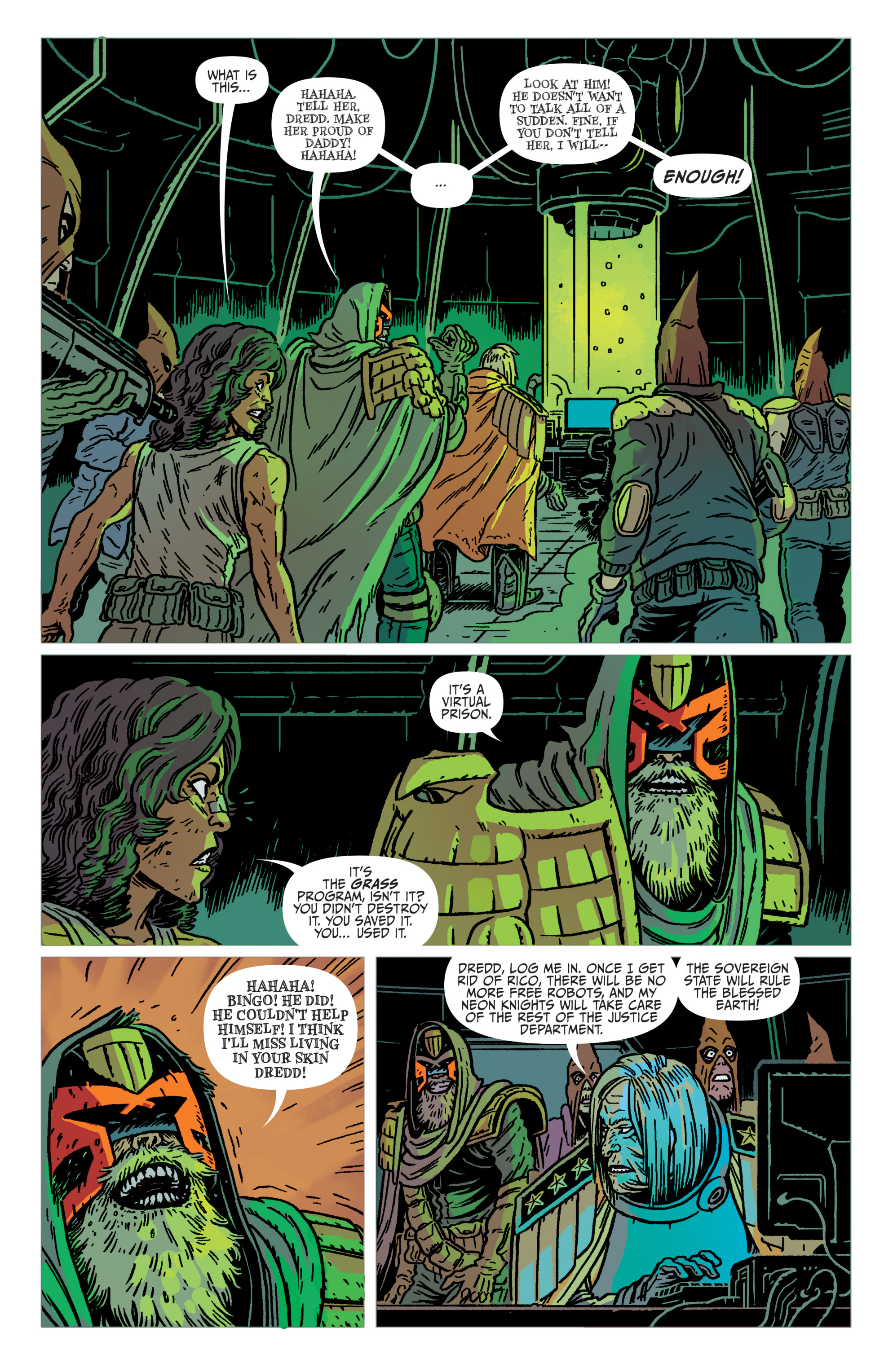 Read online Judge Dredd: The Blessed Earth comic -  Issue #8 - 13