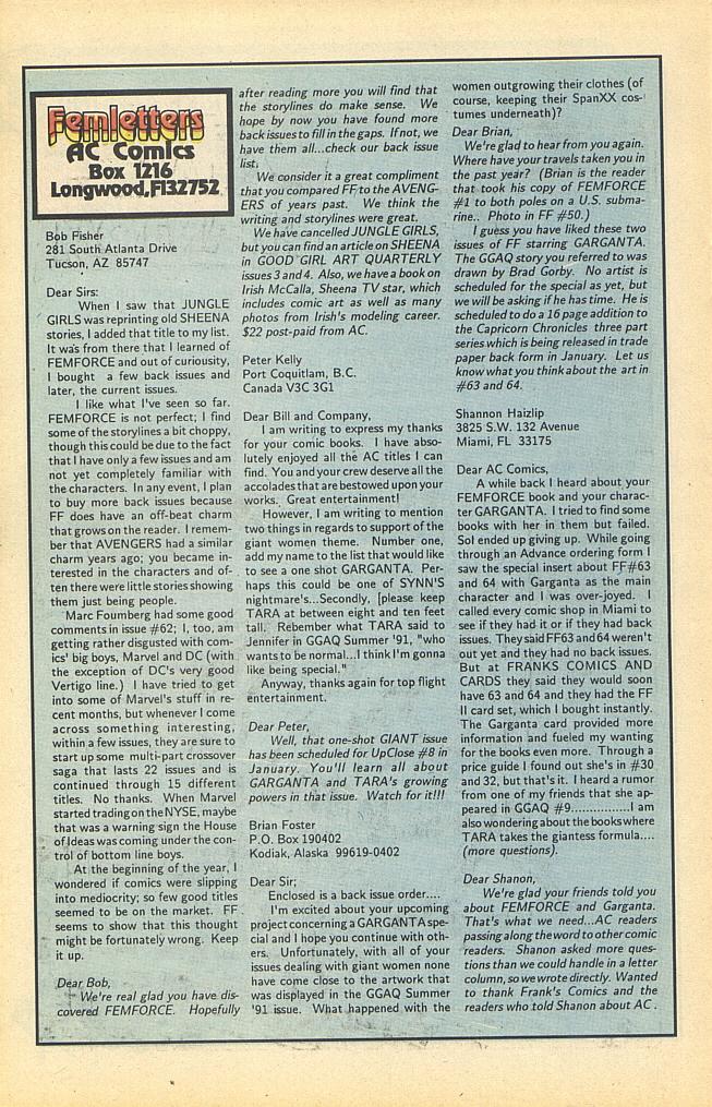 Read online Femforce comic -  Issue #64 - 24