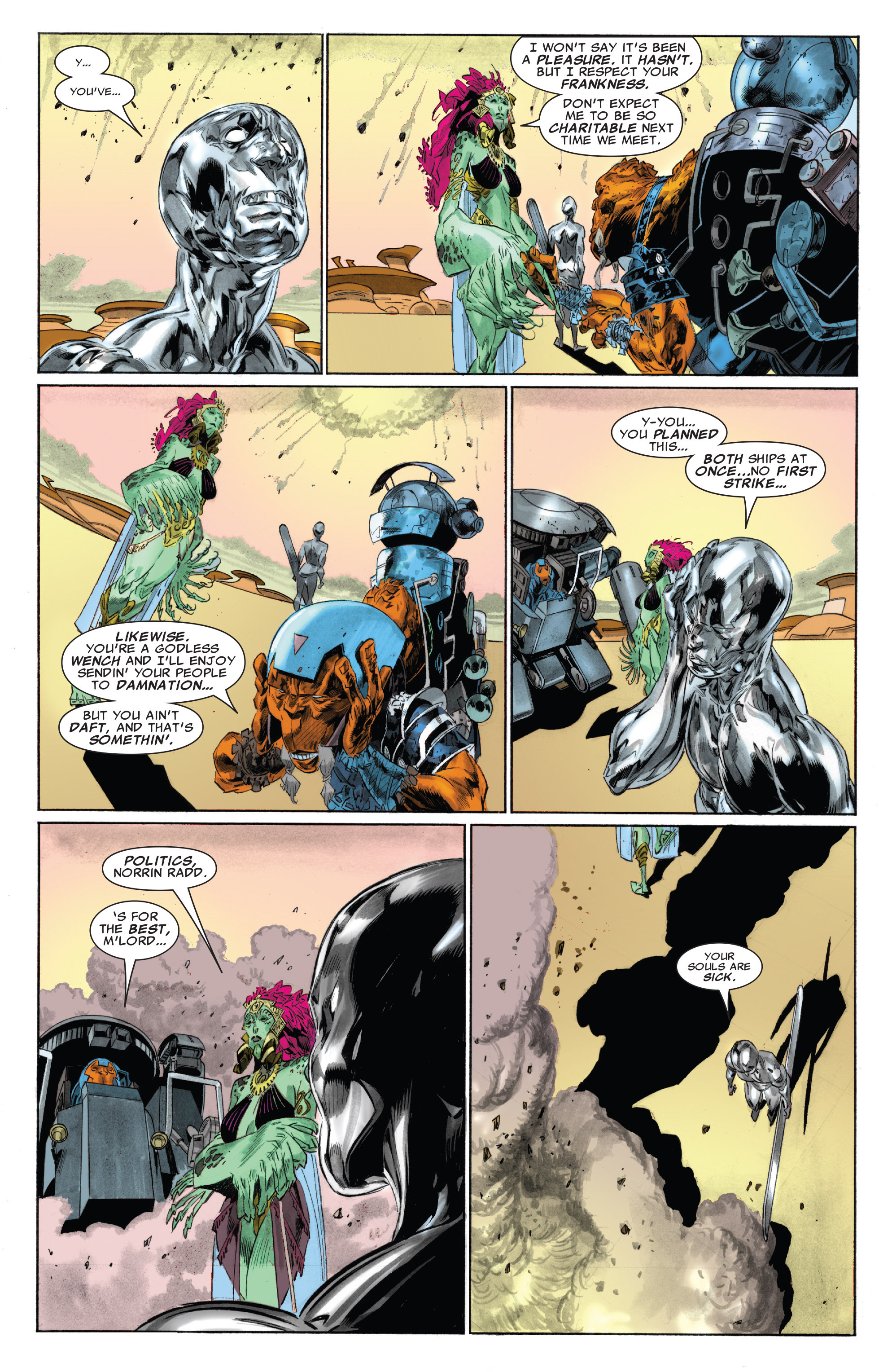 Read online Silver Surfer: In Thy Name comic -  Issue #4 - 14