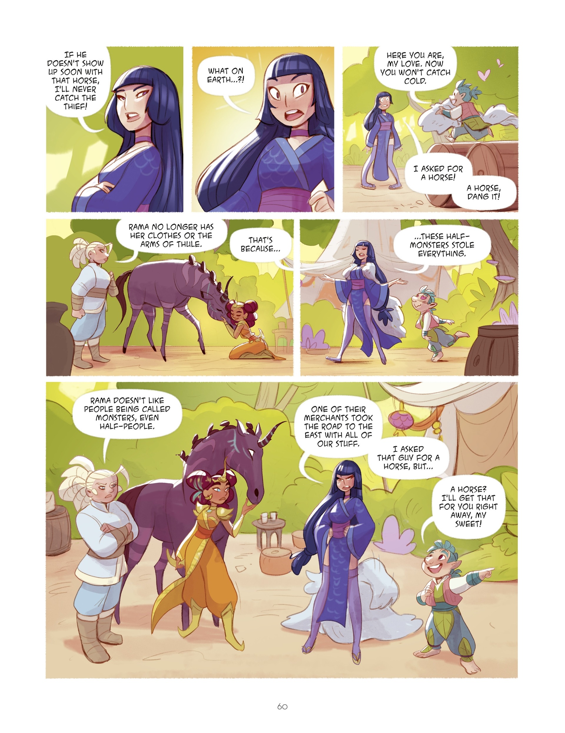 Read online The Unicorn Legacy: Call of the Goddess comic -  Issue # TPB - 59