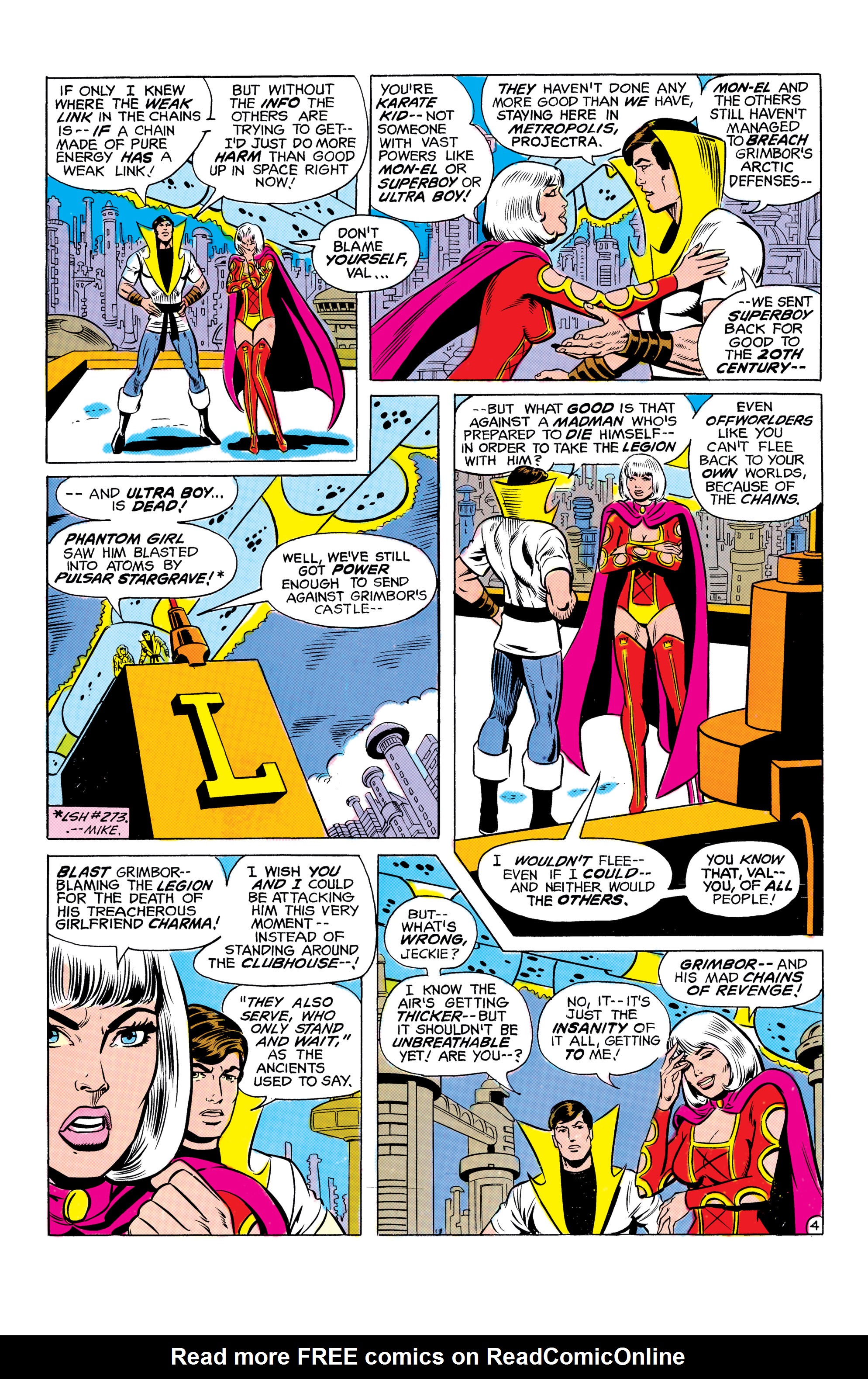 Read online Legion of Super-Heroes (1980) comic -  Issue #279 - 5