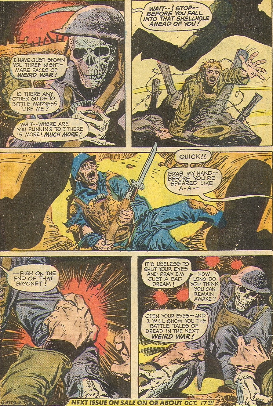 Read online Weird War Tales (1971) comic -  Issue #8 - 29