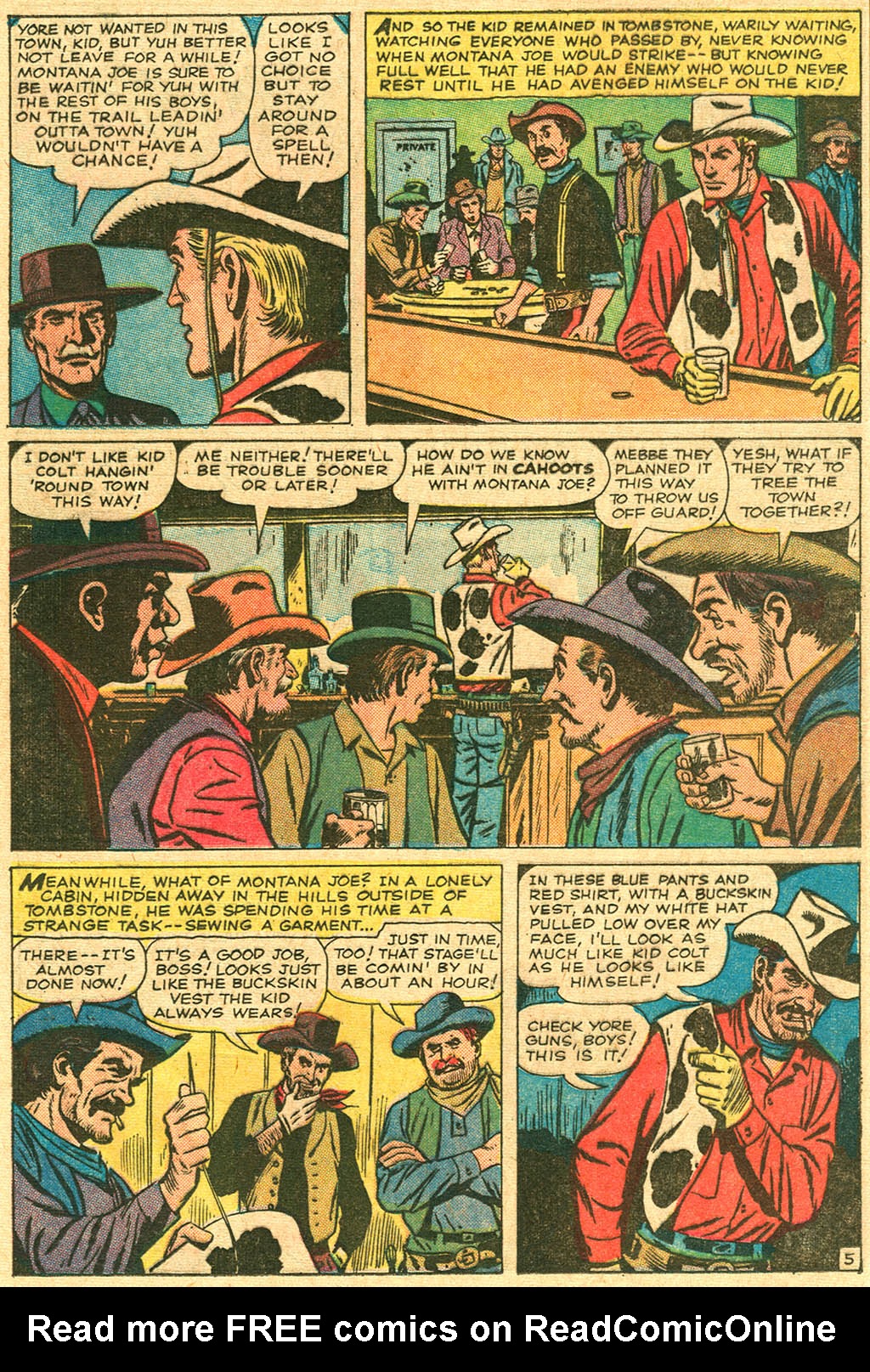 Read online Kid Colt Outlaw comic -  Issue #130 - 44