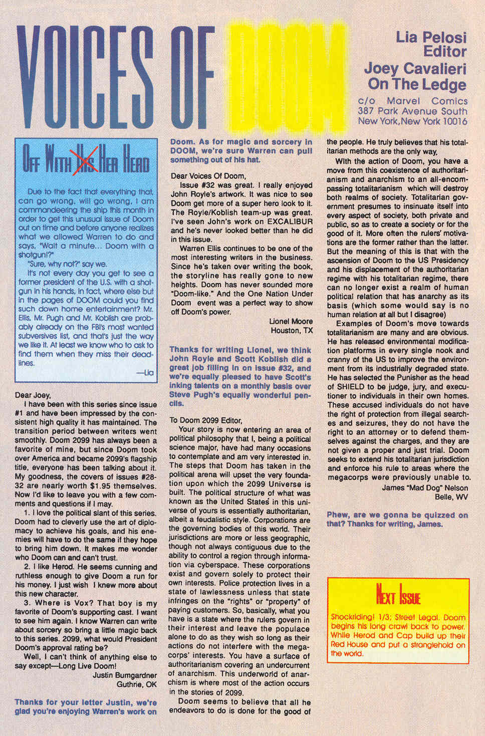 Read online Doom 2099 comic -  Issue #35 - 24