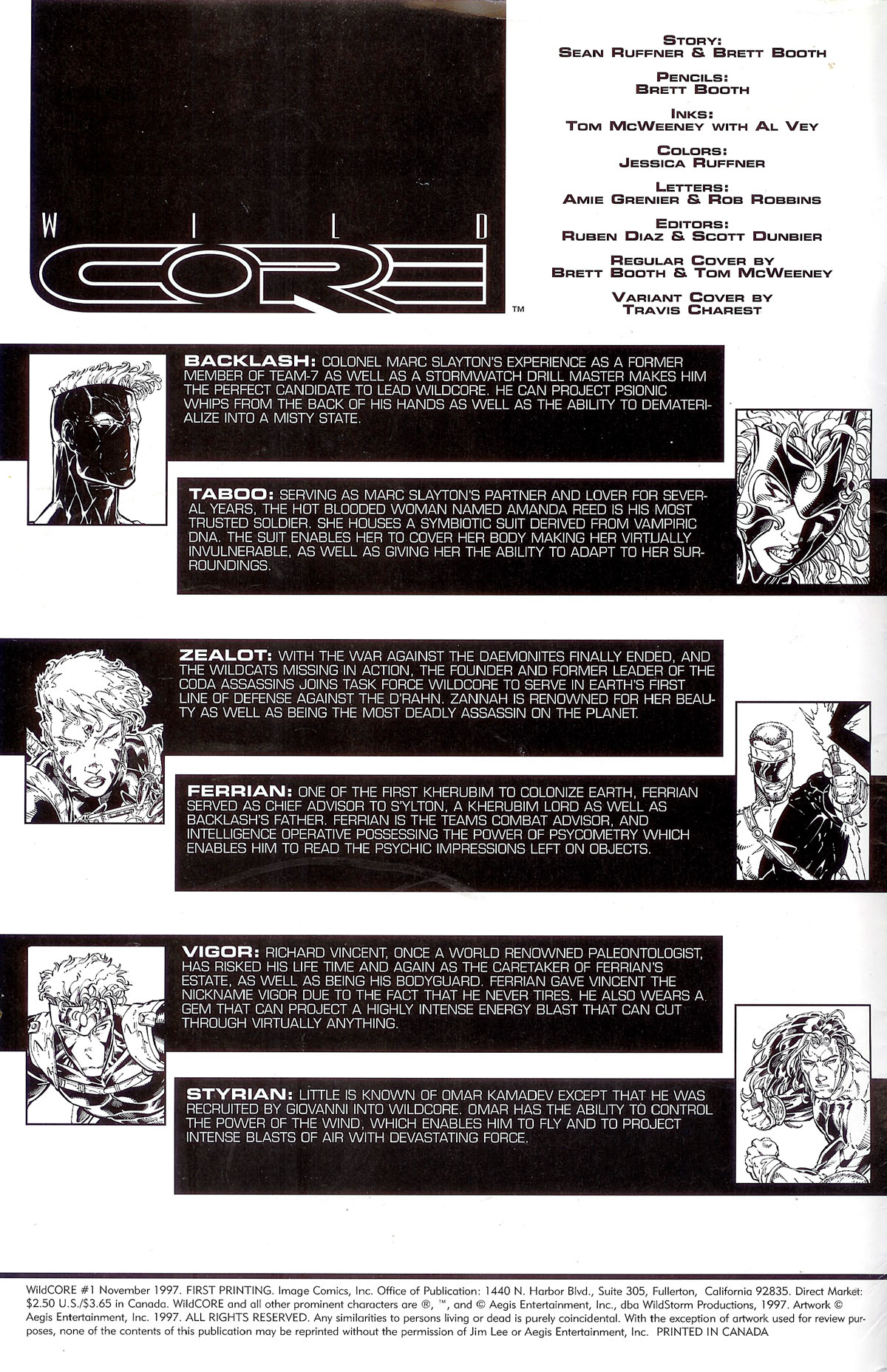 Read online Wildcore comic -  Issue #1 - 2