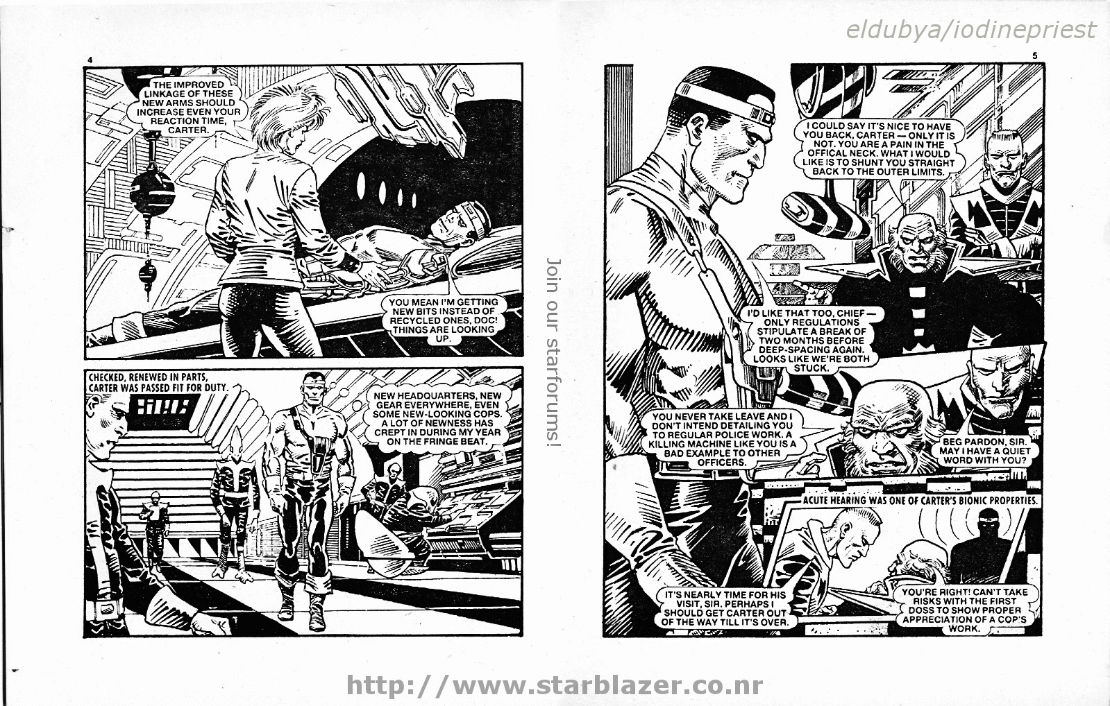 Read online Starblazer comic -  Issue #260 - 4